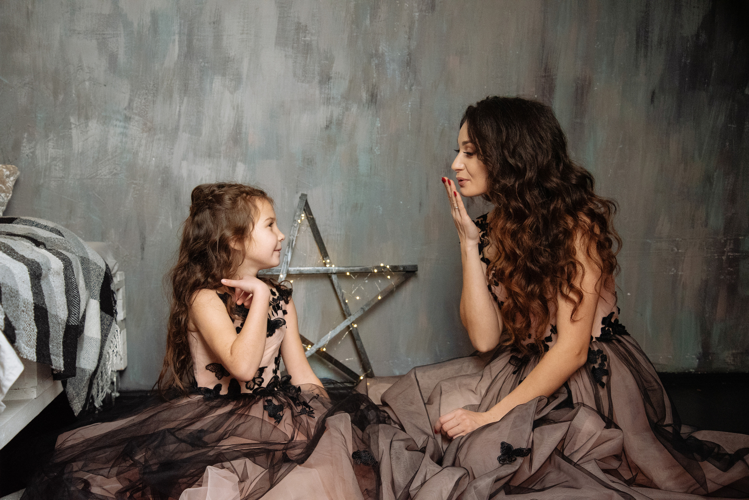 Новорічна фотосесія мами і донечки Житомир. Фотограф Анастасія Залужна | Манхайм