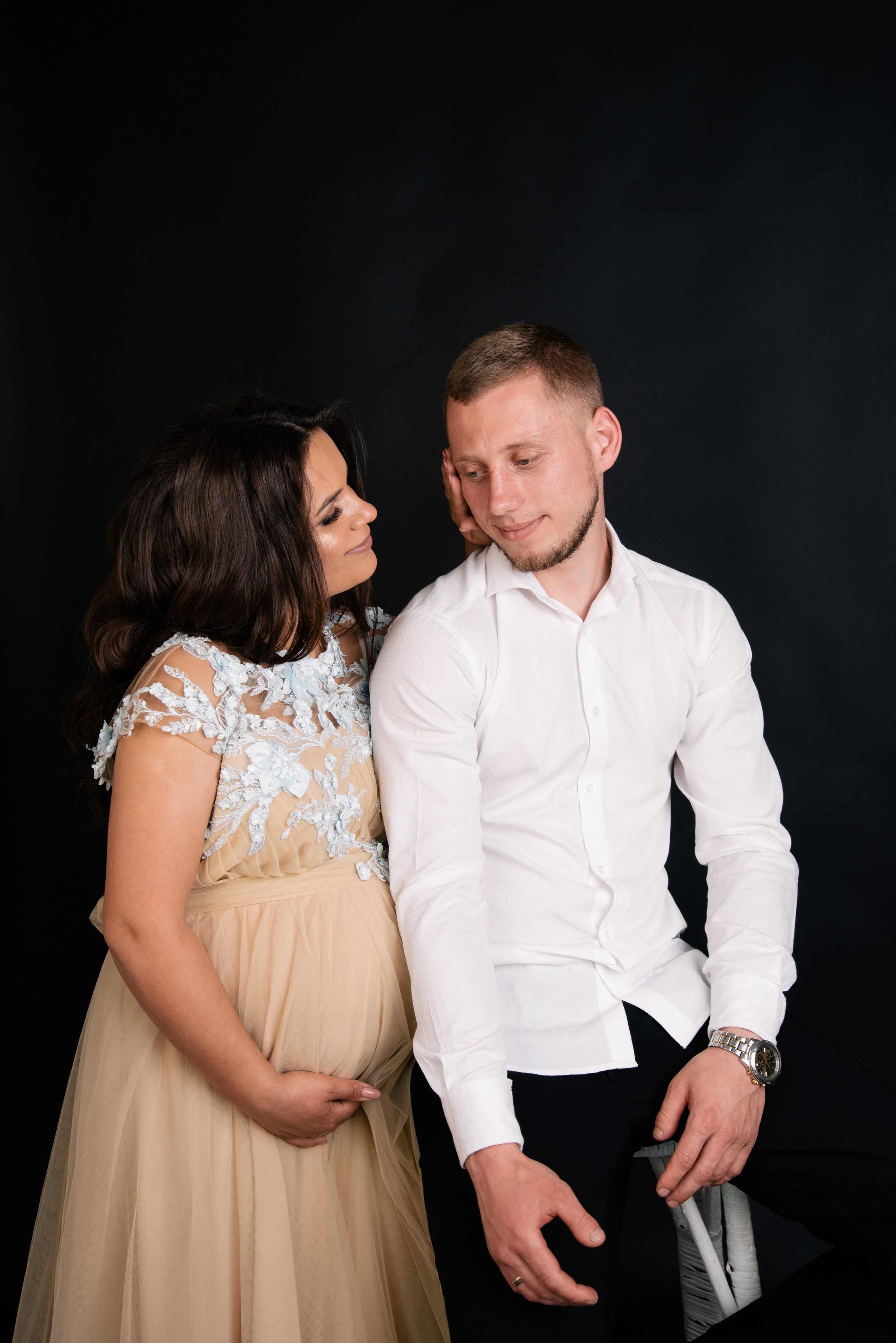 Фотосесія вагітності. Маша та Андрій. Фотограф Анастасія Залужна | Манхайм