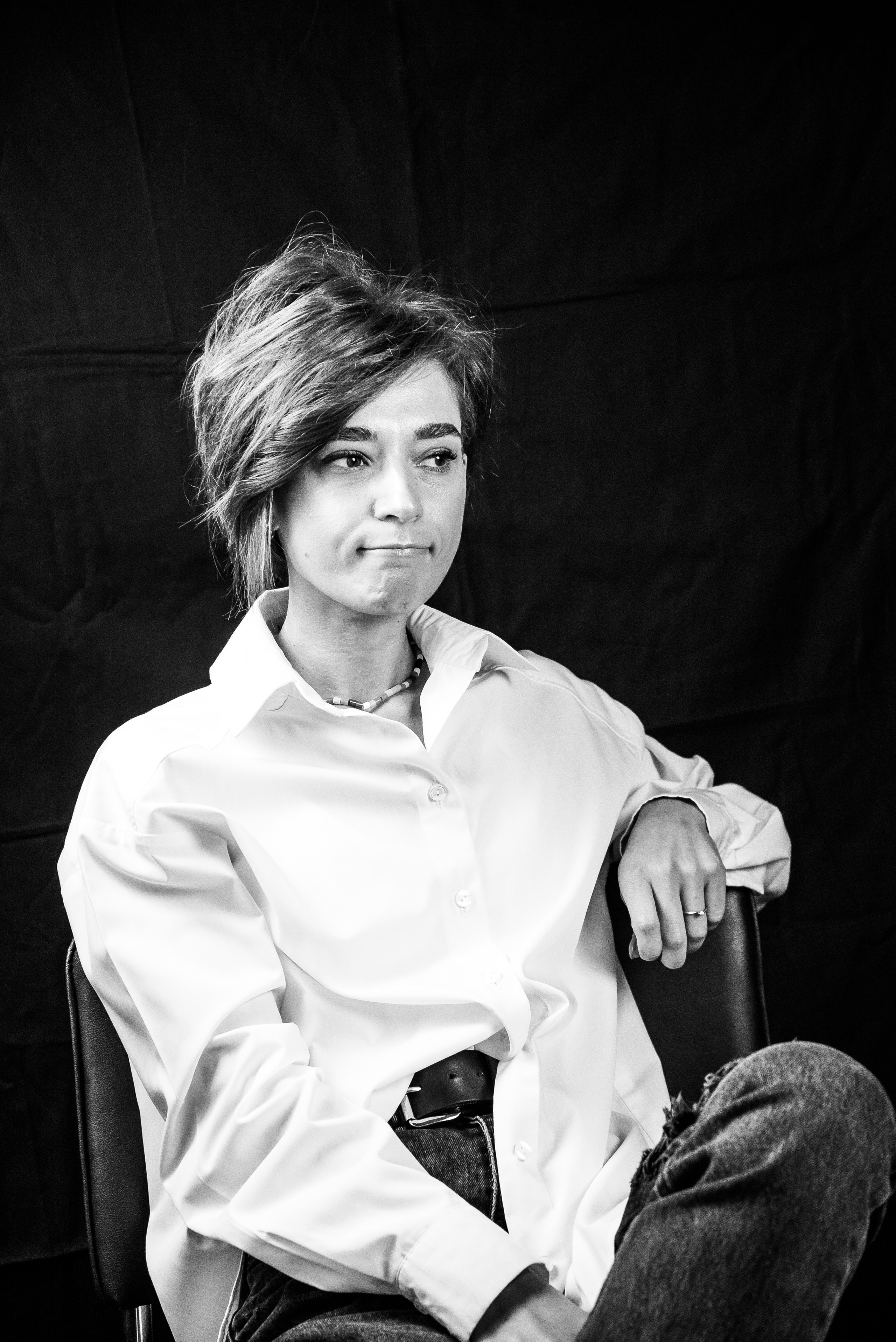 Фотосесія, як терапія. Чорно-білі портрети. Фотограф Анастасія Залужна | Манхайм