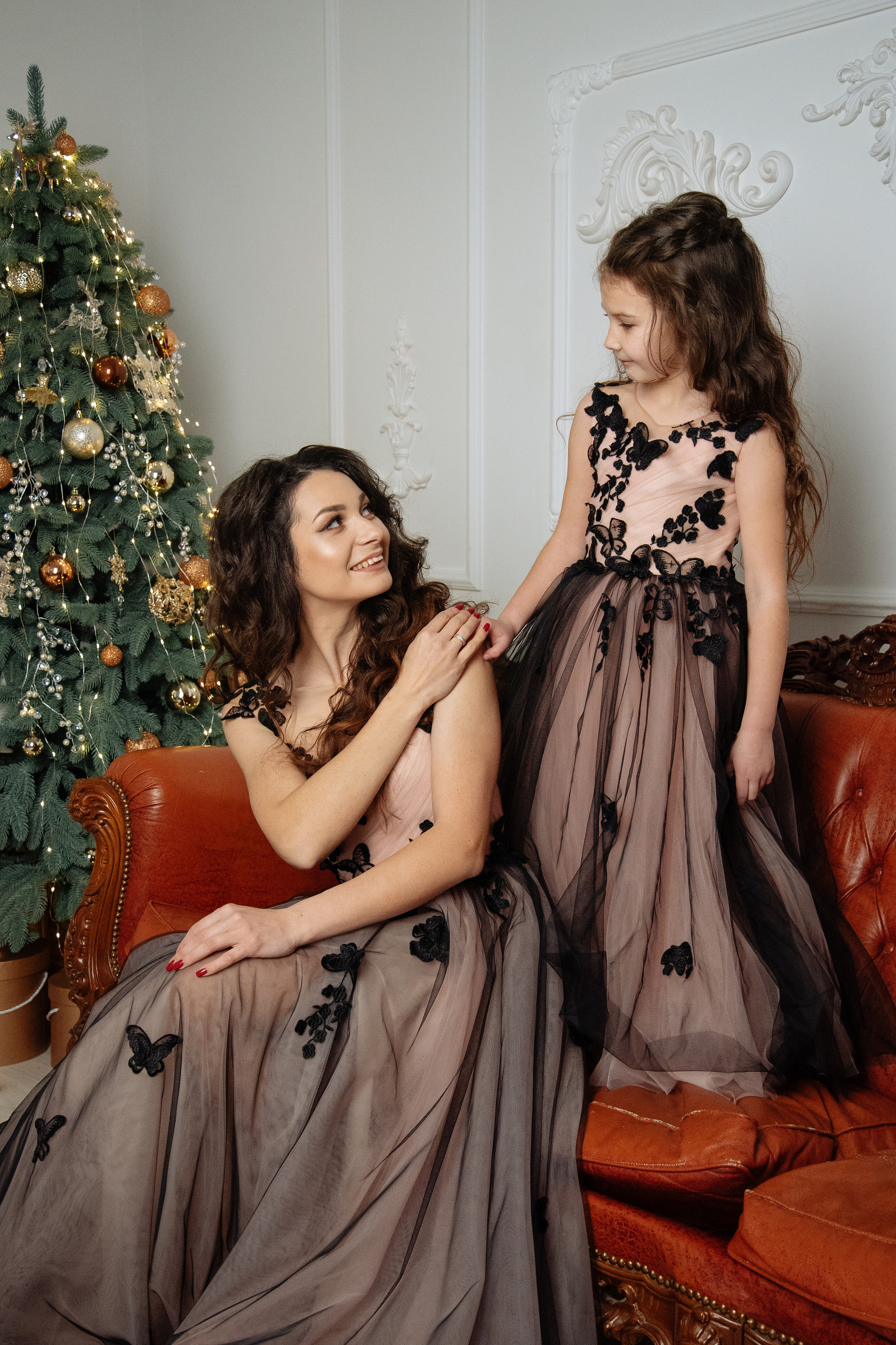 Новорічна фотосесія мами і донечки Житомир. Фотограф Анастасія Залужна | Манхайм