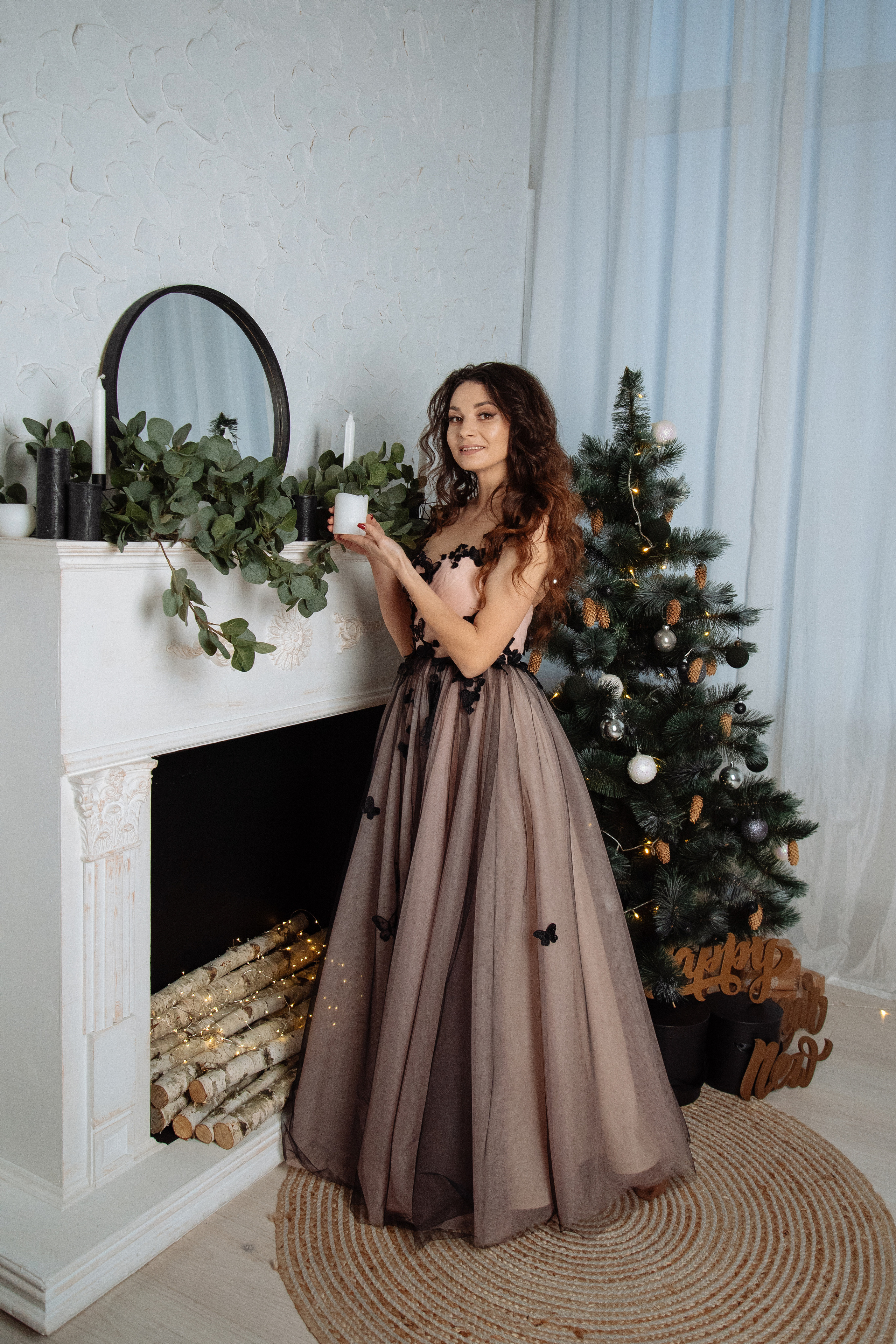 Новорічна фотосесія мами і донечки Житомир. Фотограф Анастасія Залужна | Манхайм