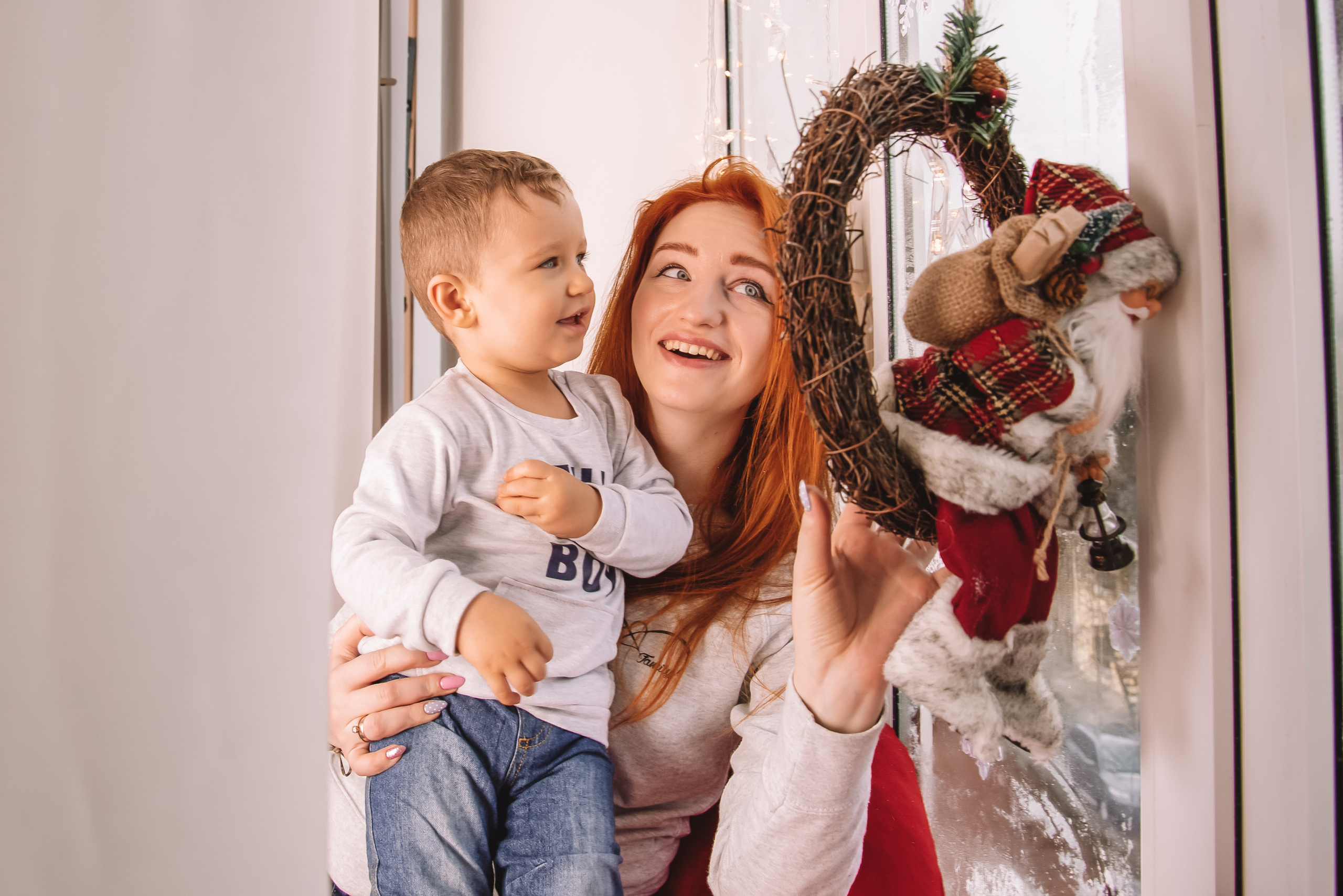 Сімейна новорічна фотосесія в студії. Anastasiia Zaluzhna Fotografin | Mannheim