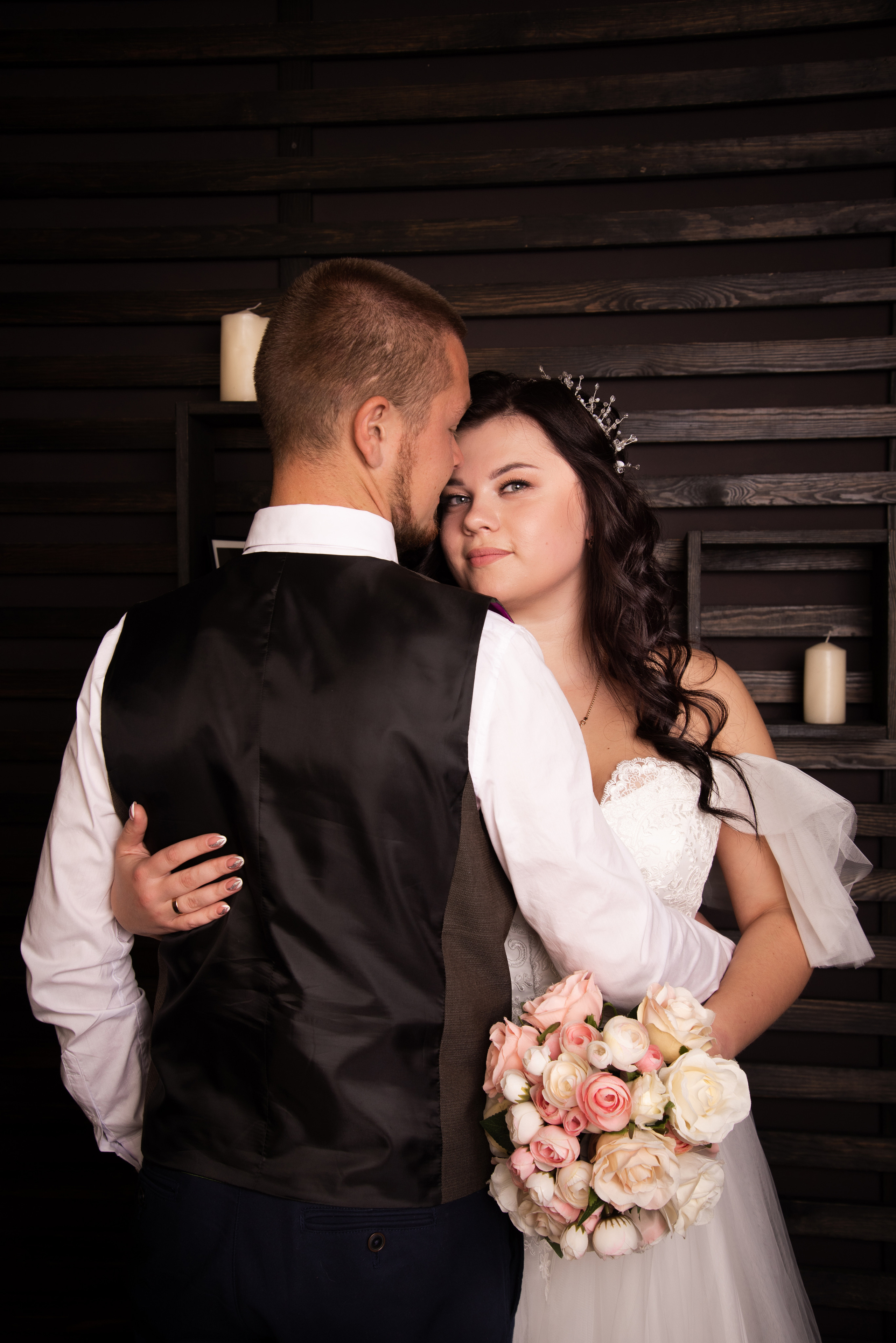 Весільна фотосесія в студії. Фотограф Анастасія Залужна | Манхайм