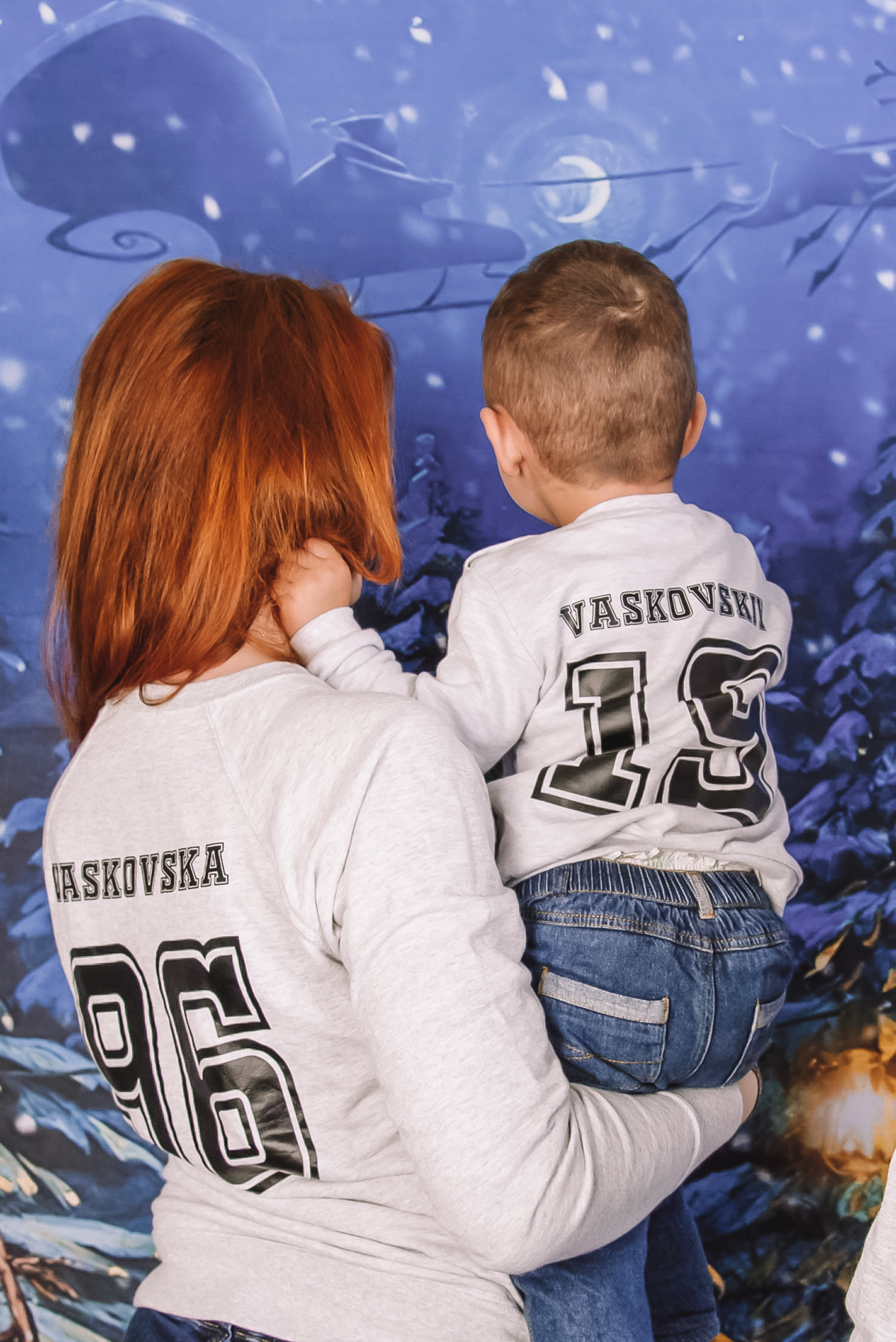 Сімейна новорічна фотосесія в студії. Anastasiia Zaluzhna Fotografin | Mannheim