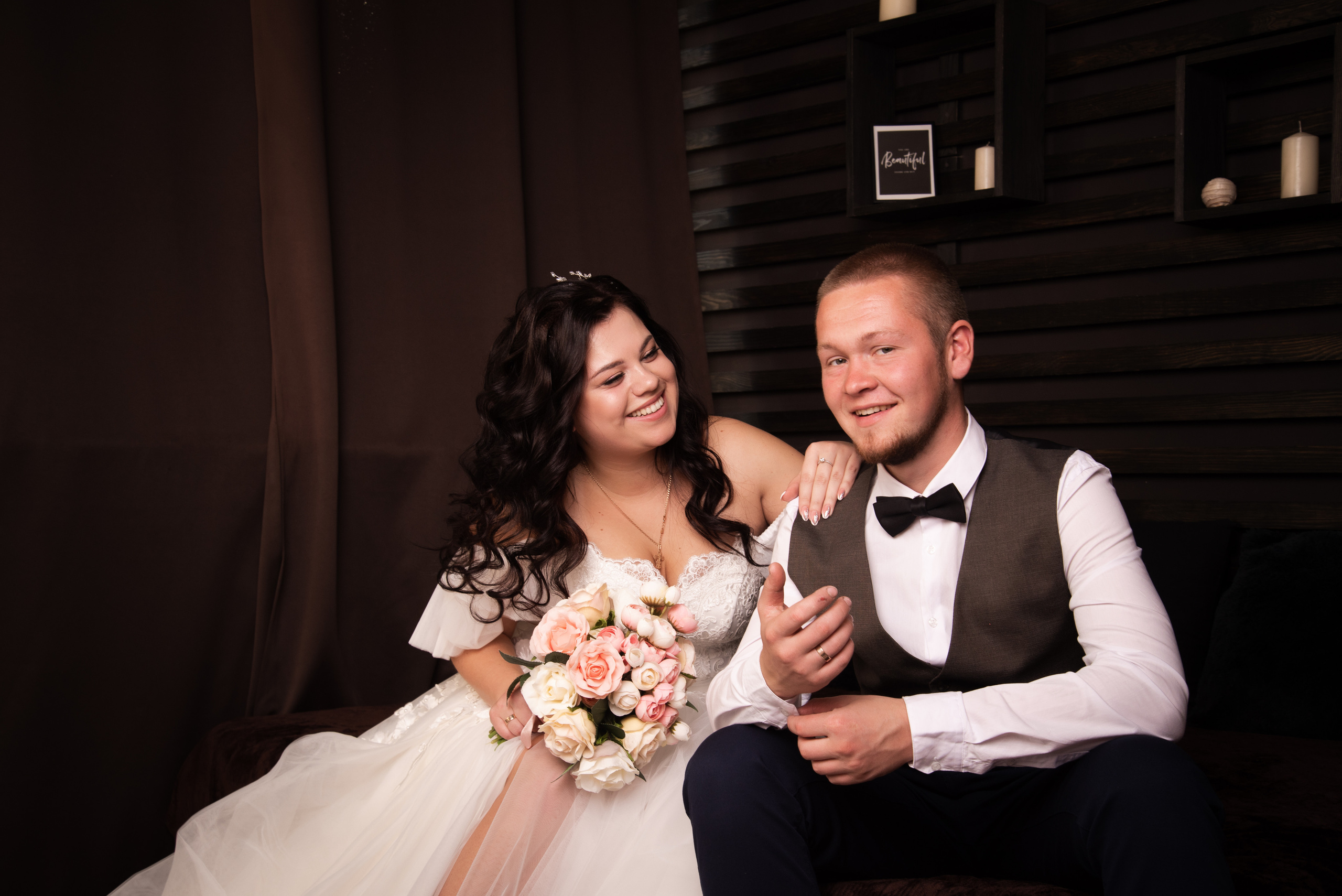 Весільна фотосесія в студії. Фотограф Анастасія Залужна | Манхайм