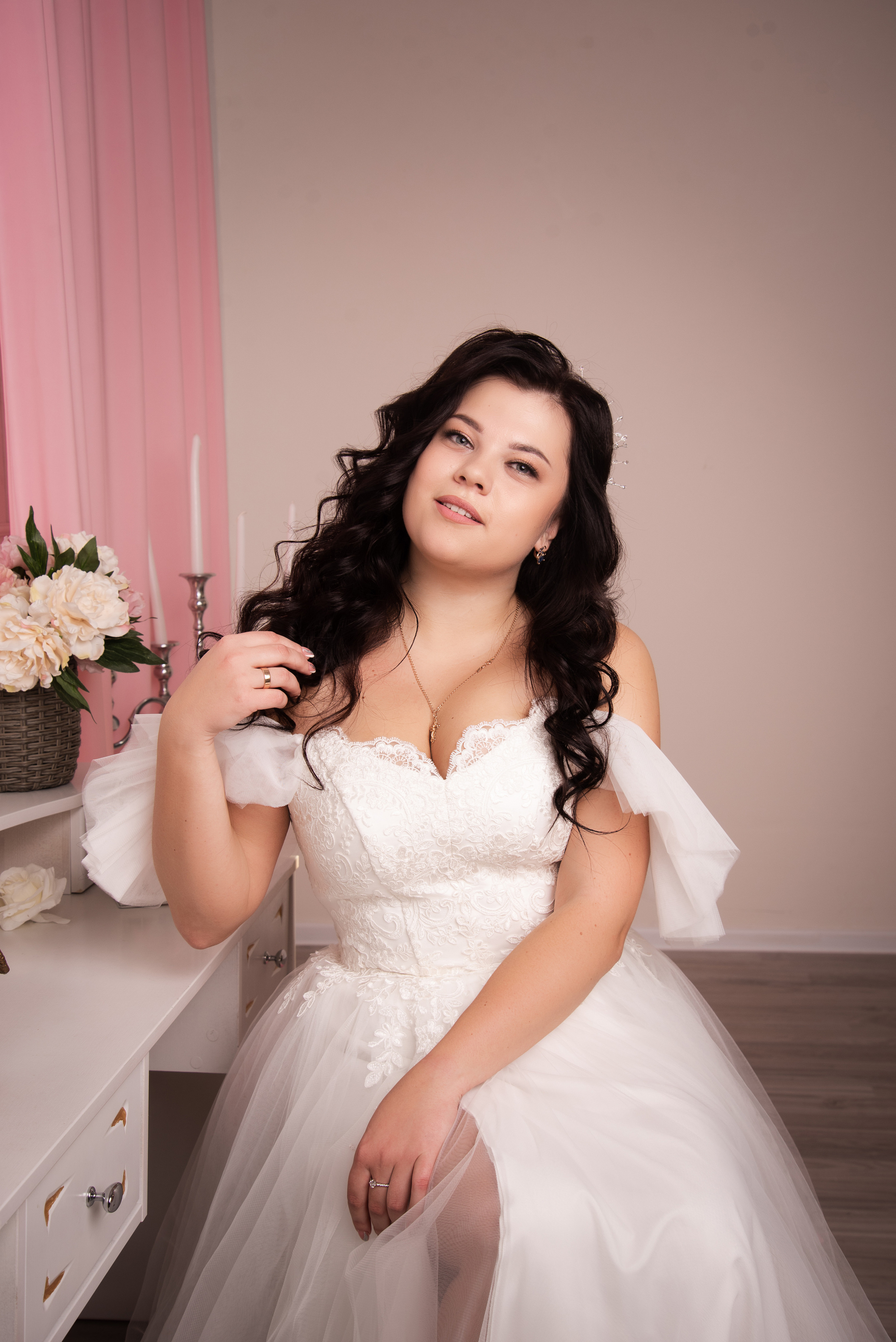 Весільна фотосесія в студії. Фотограф Анастасія Залужна | Манхайм