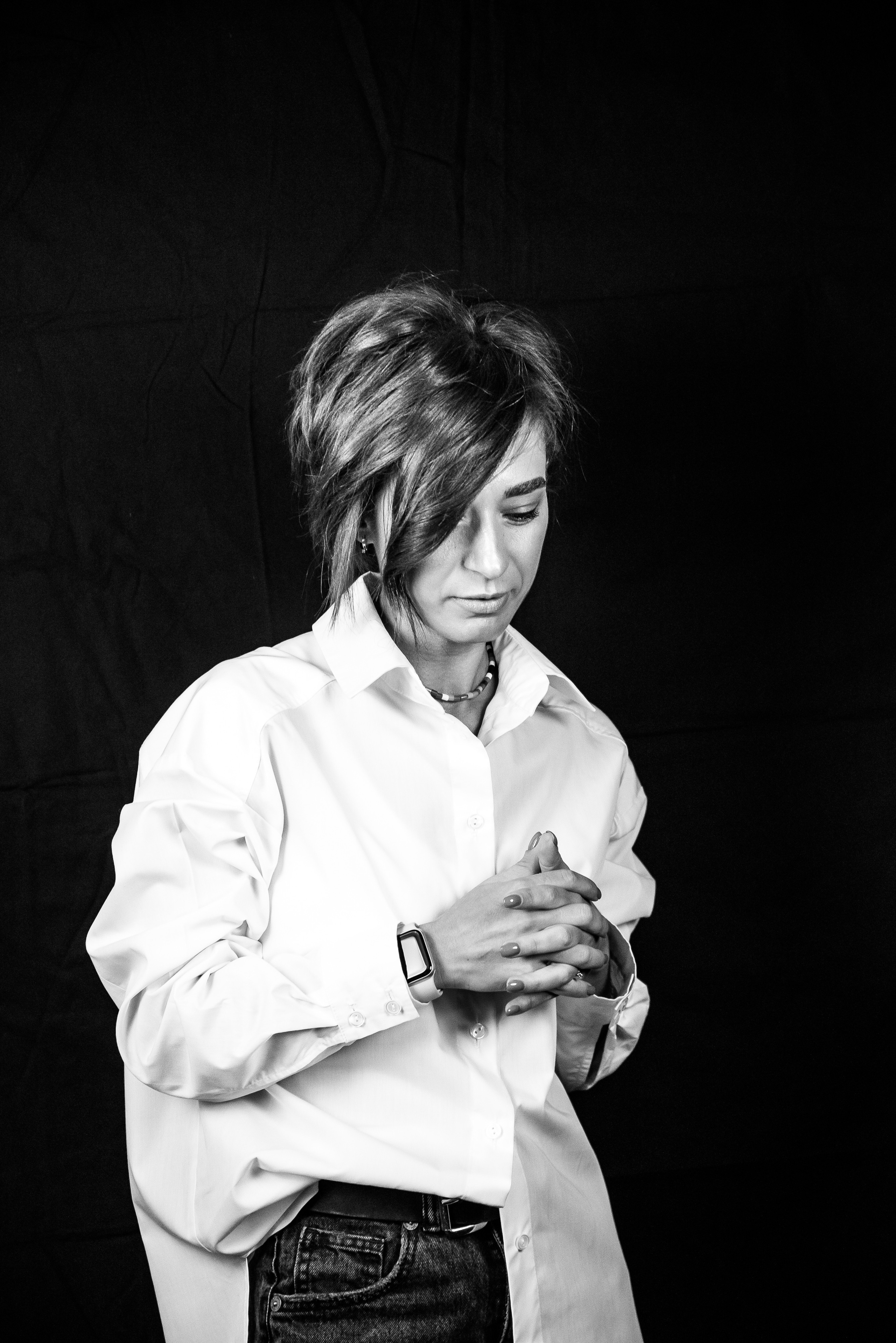 Фотосесія, як терапія. Чорно-білі портрети. Фотограф Анастасія Залужна | Манхайм