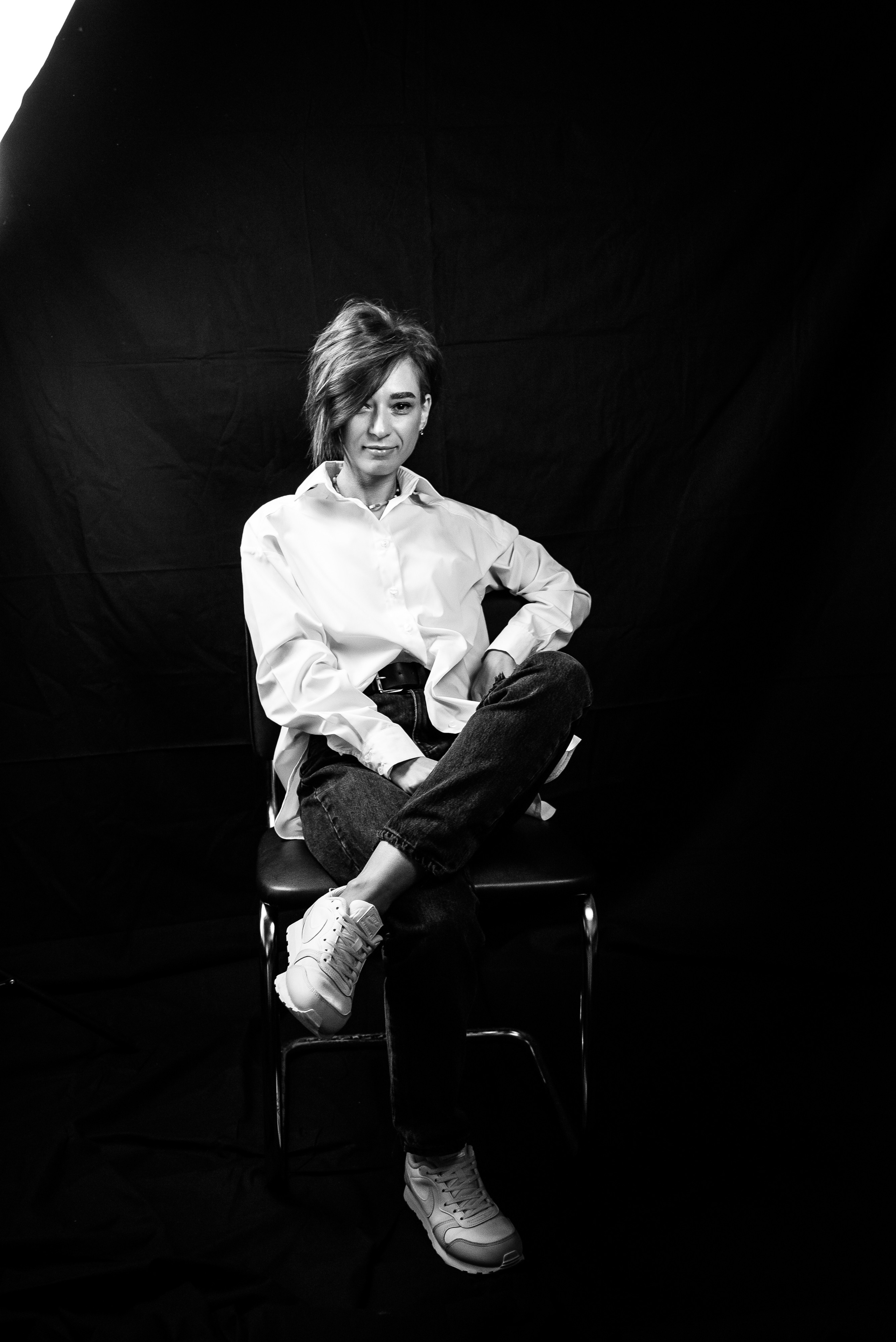 Фотосесія, як терапія. Чорно-білі портрети. Фотограф Анастасія Залужна | Манхайм