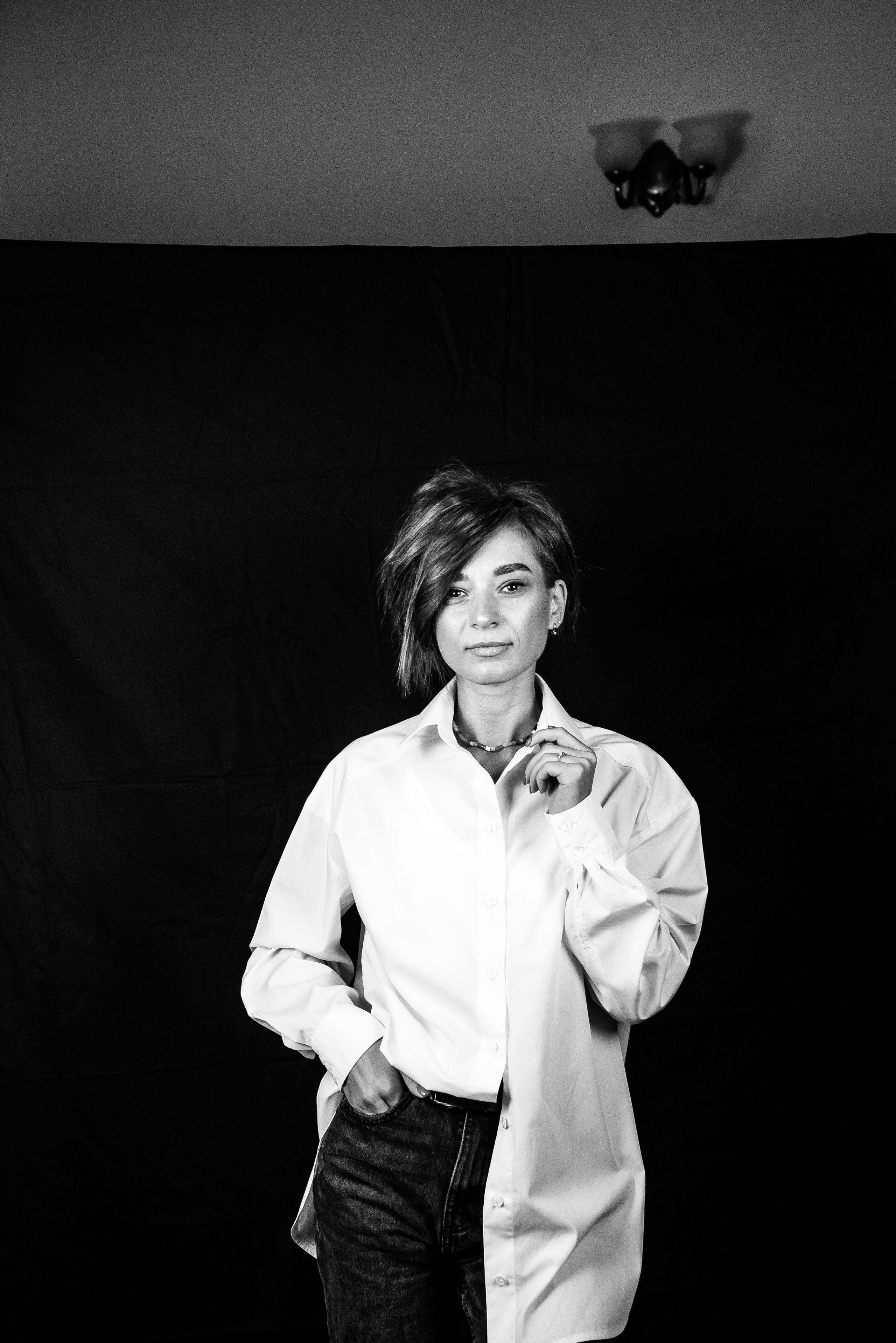 Фотосесія, як терапія. Чорно-білі портрети. Фотограф Анастасія Залужна | Манхайм