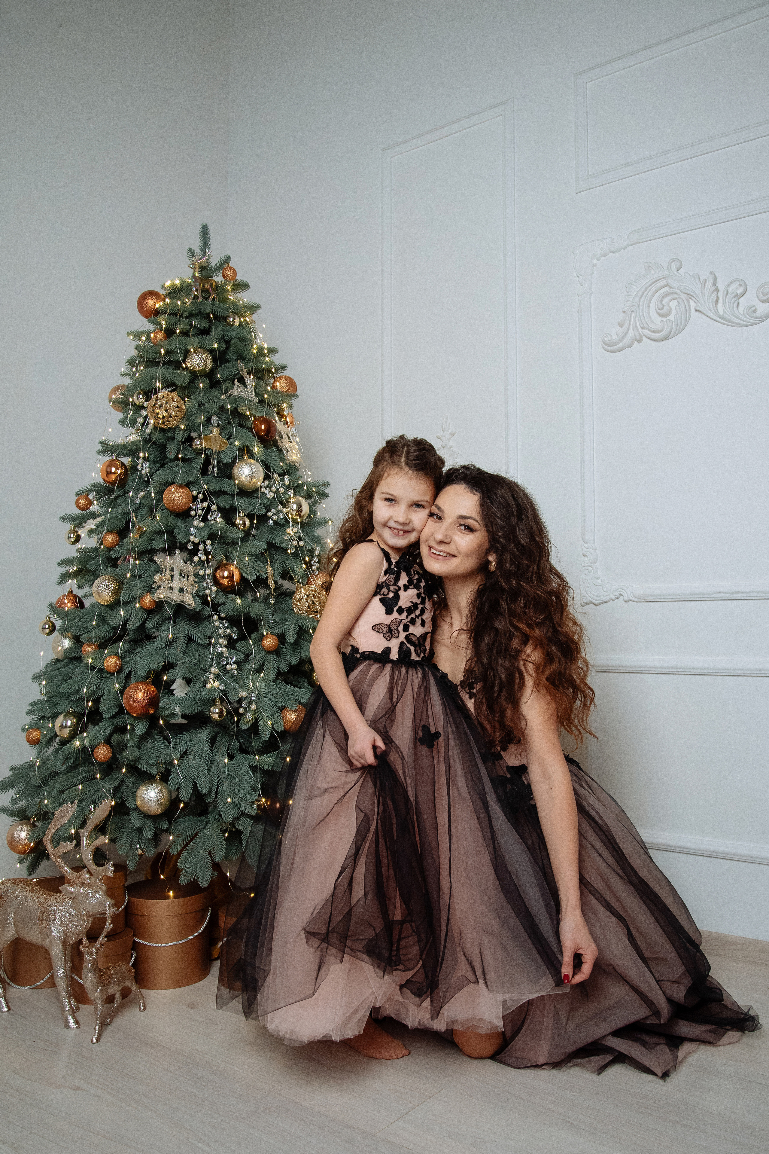 Новорічна фотосесія мами і донечки Житомир. Фотограф Анастасія Залужна | Манхайм