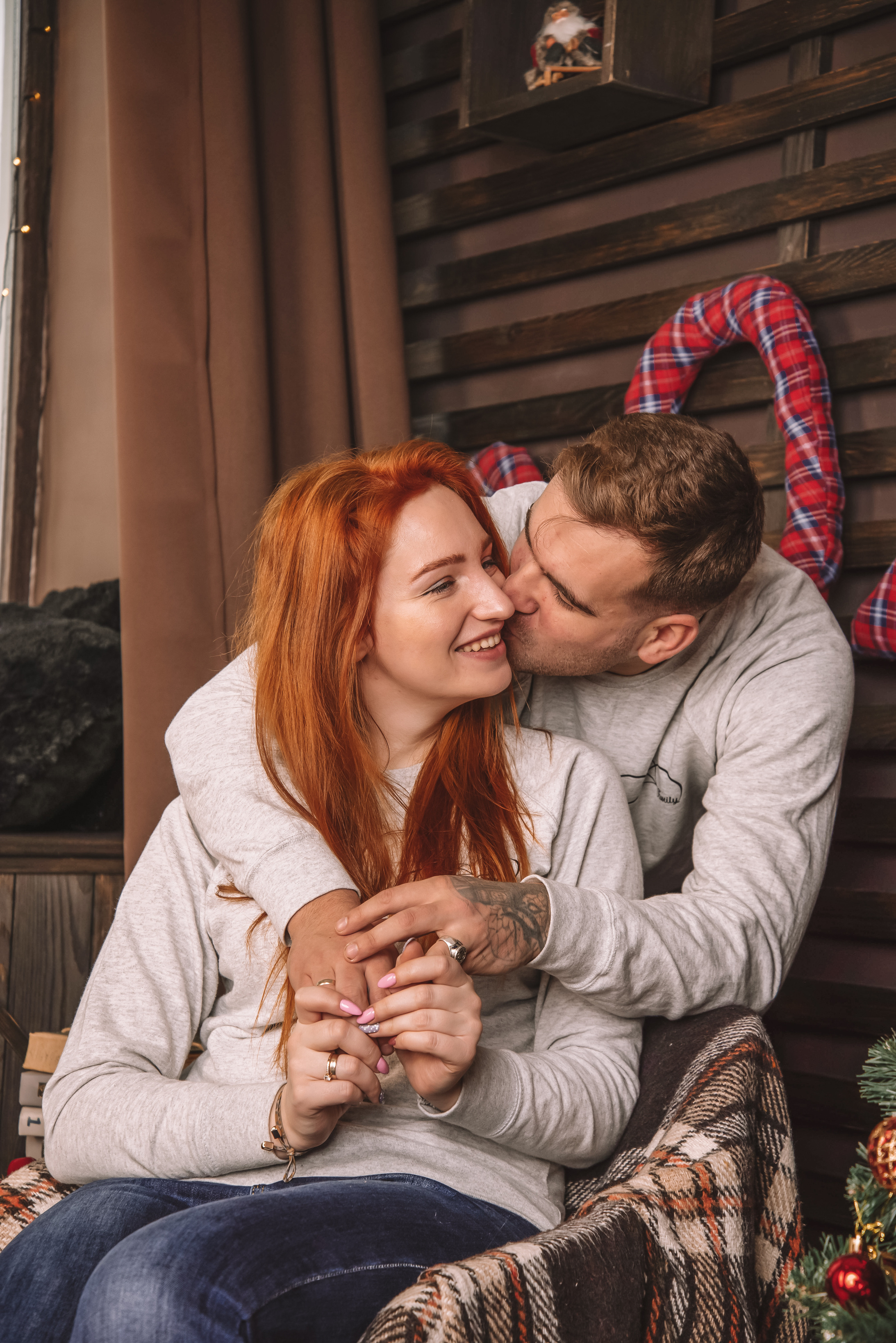 Сімейна новорічна фотосесія в студії. Anastasiia Zaluzhna Fotografin | Mannheim