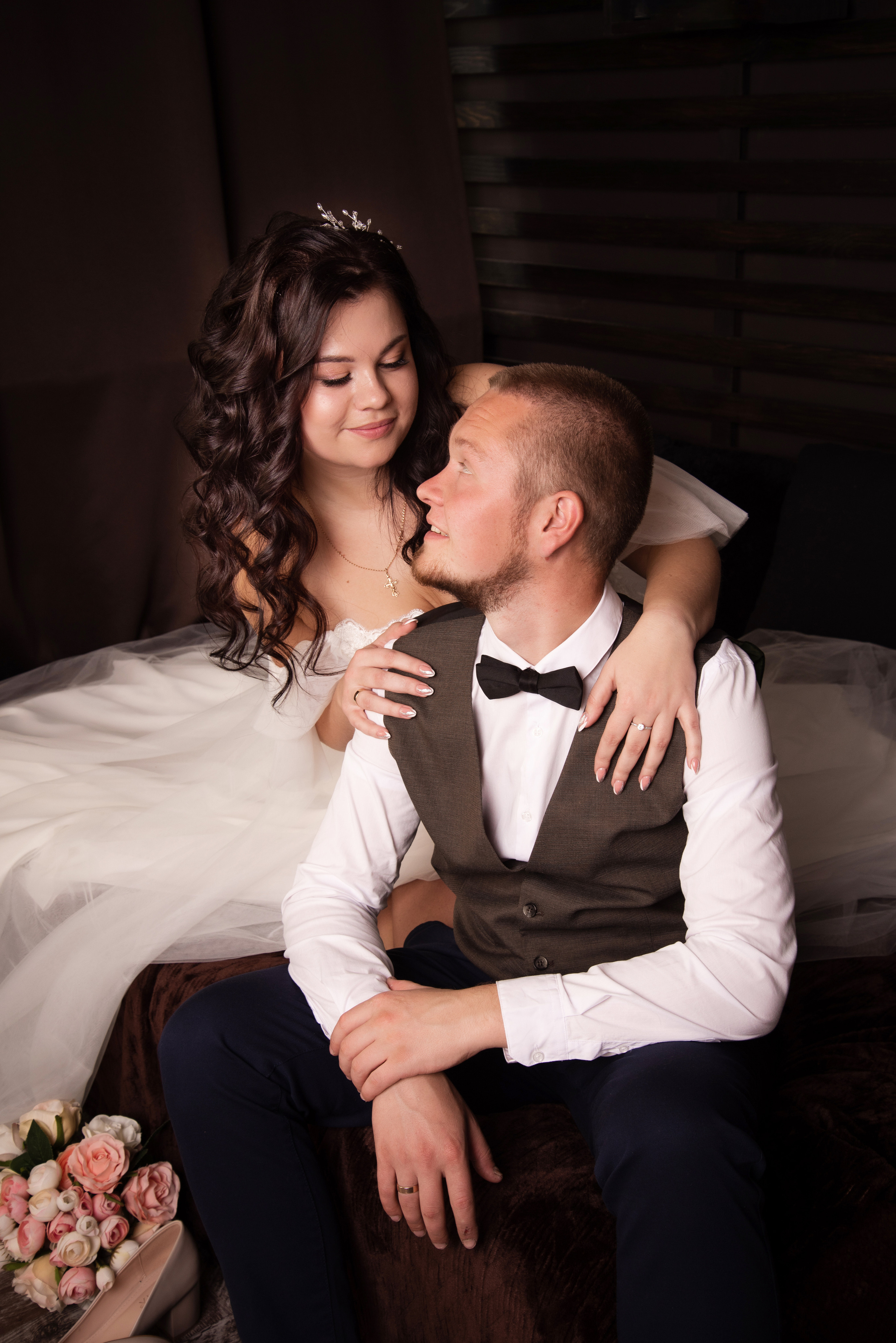 Весільна фотосесія в студії. Фотограф Анастасія Залужна | Манхайм