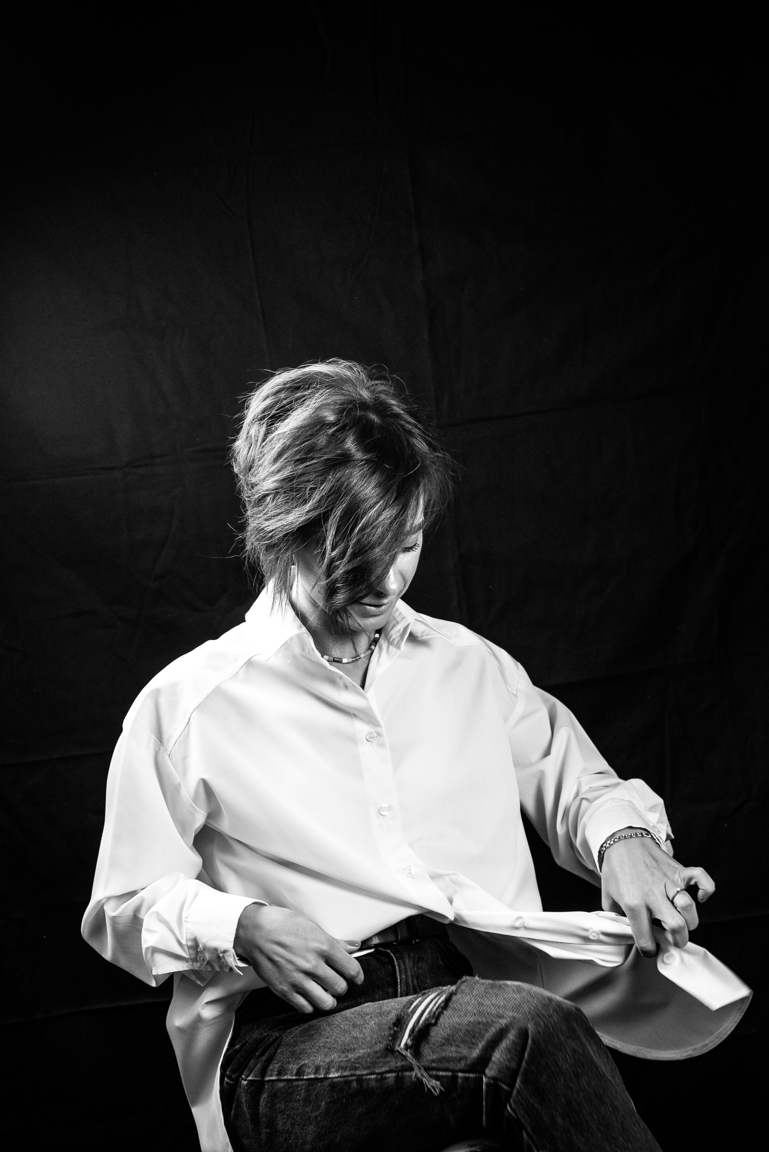 Фотосесія, як терапія. Чорно-білі портрети. Фотограф Анастасія Залужна | Манхайм