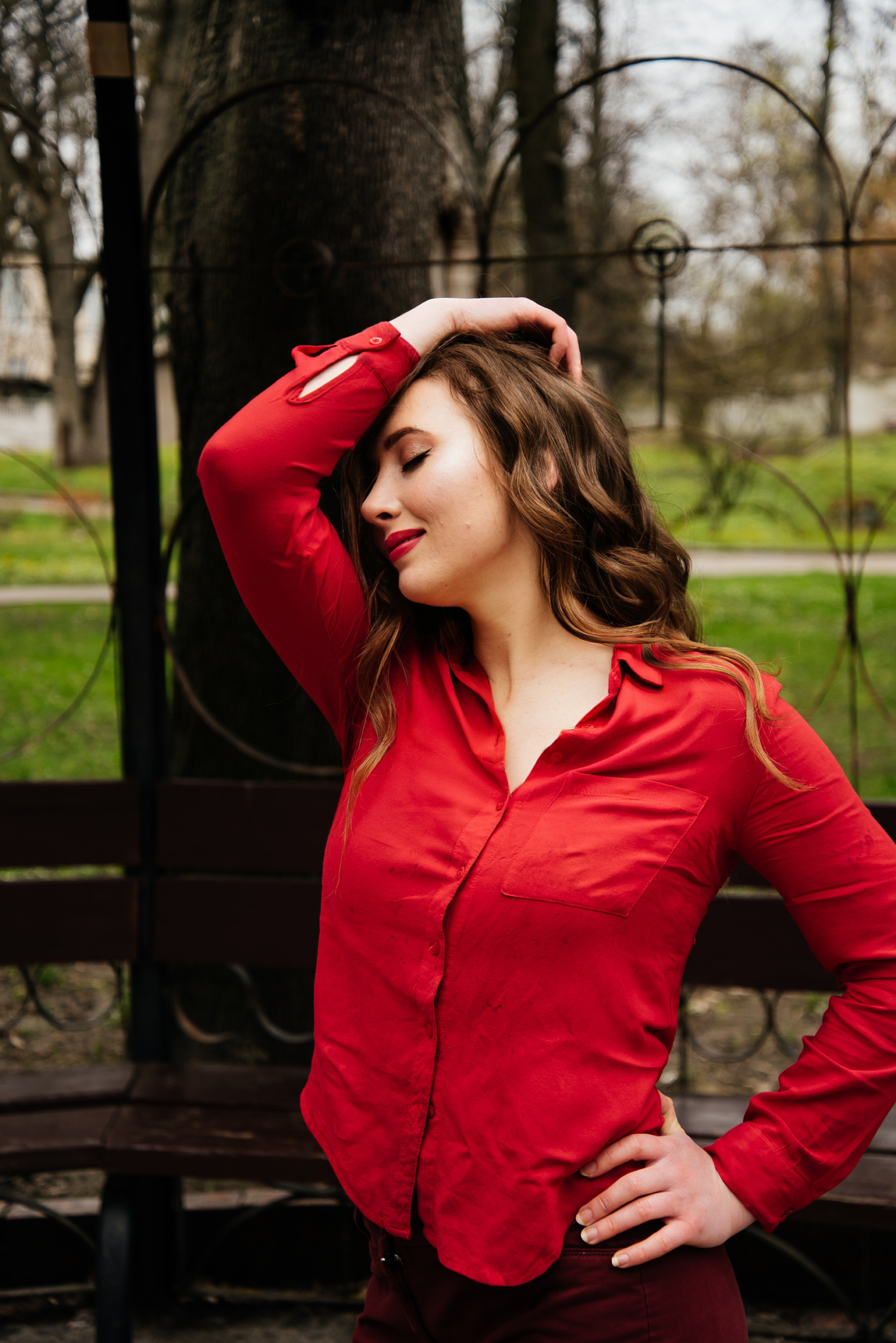 Настя. Фотопрогулянка в парку. Фотограф Анастасія Залужна | Манхайм