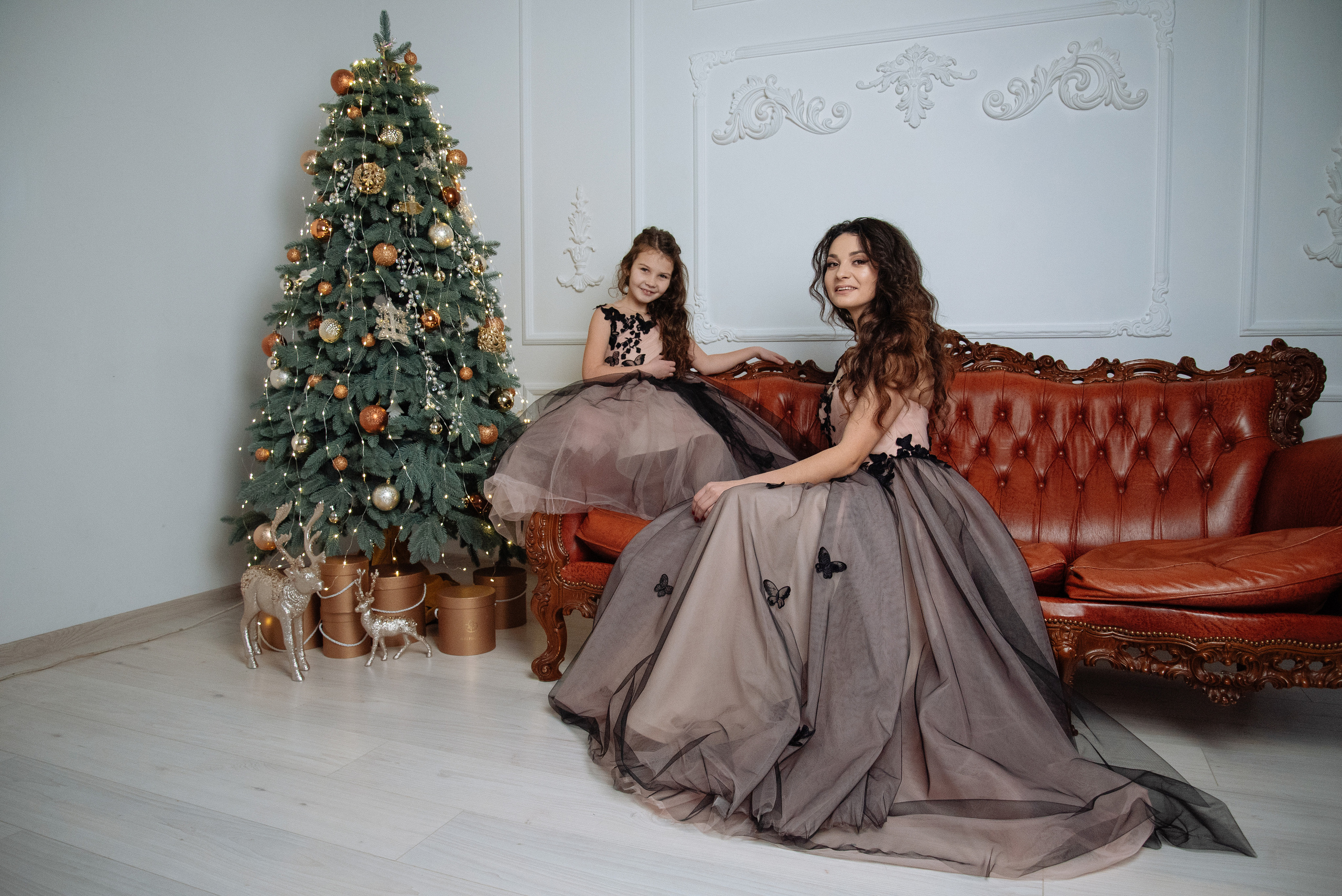 Новорічна фотосесія мами і донечки Житомир. Фотограф Анастасія Залужна | Манхайм