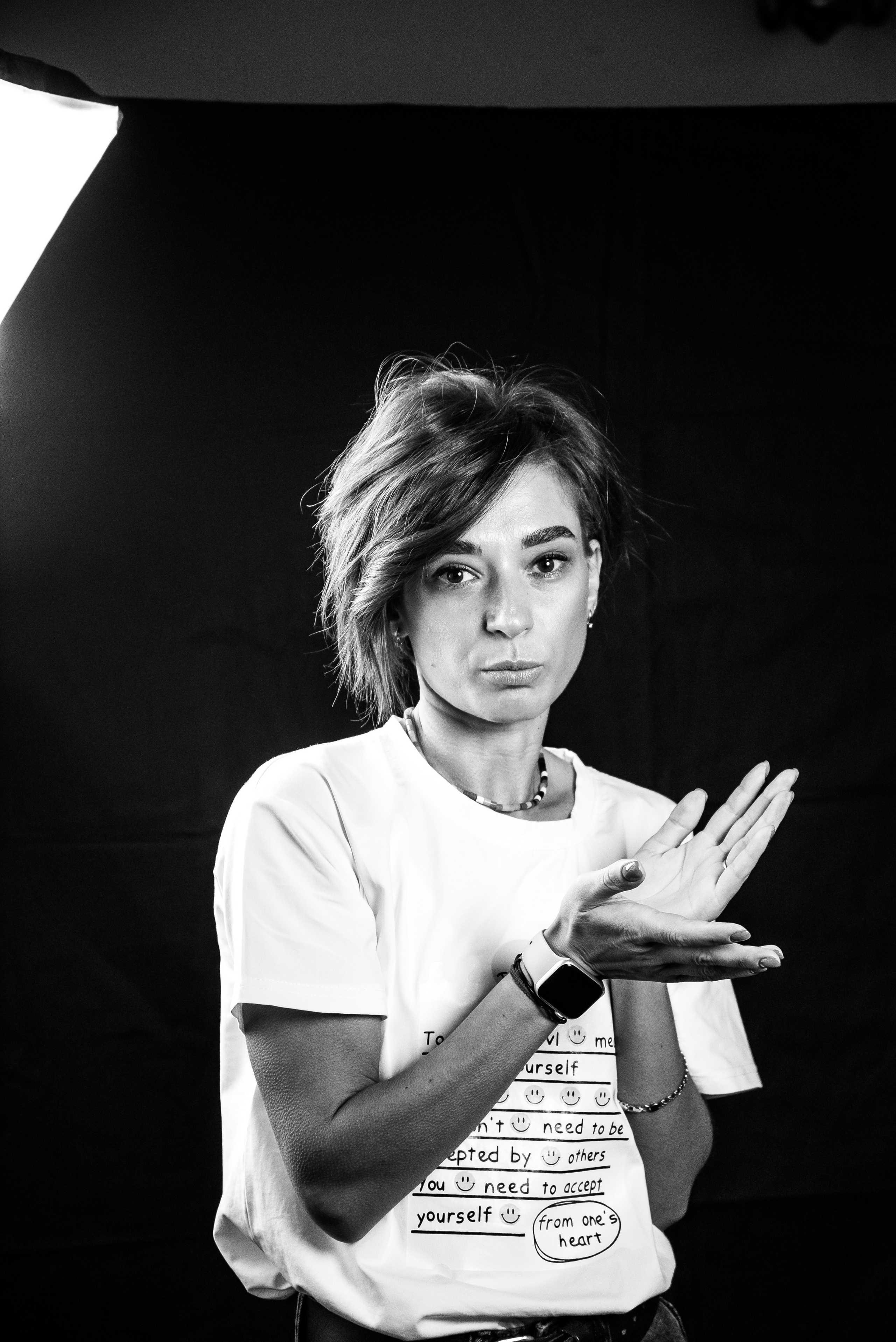 Фотосесія, як терапія. Чорно-білі портрети. Фотограф Анастасія Залужна | Манхайм