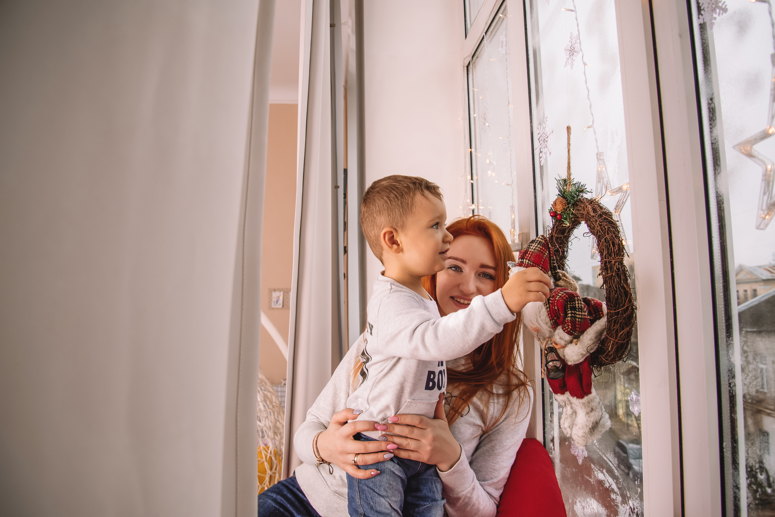 Сімейна новорічна фотосесія в студії. Anastasiia Zaluzhna Fotografin | Mannheim