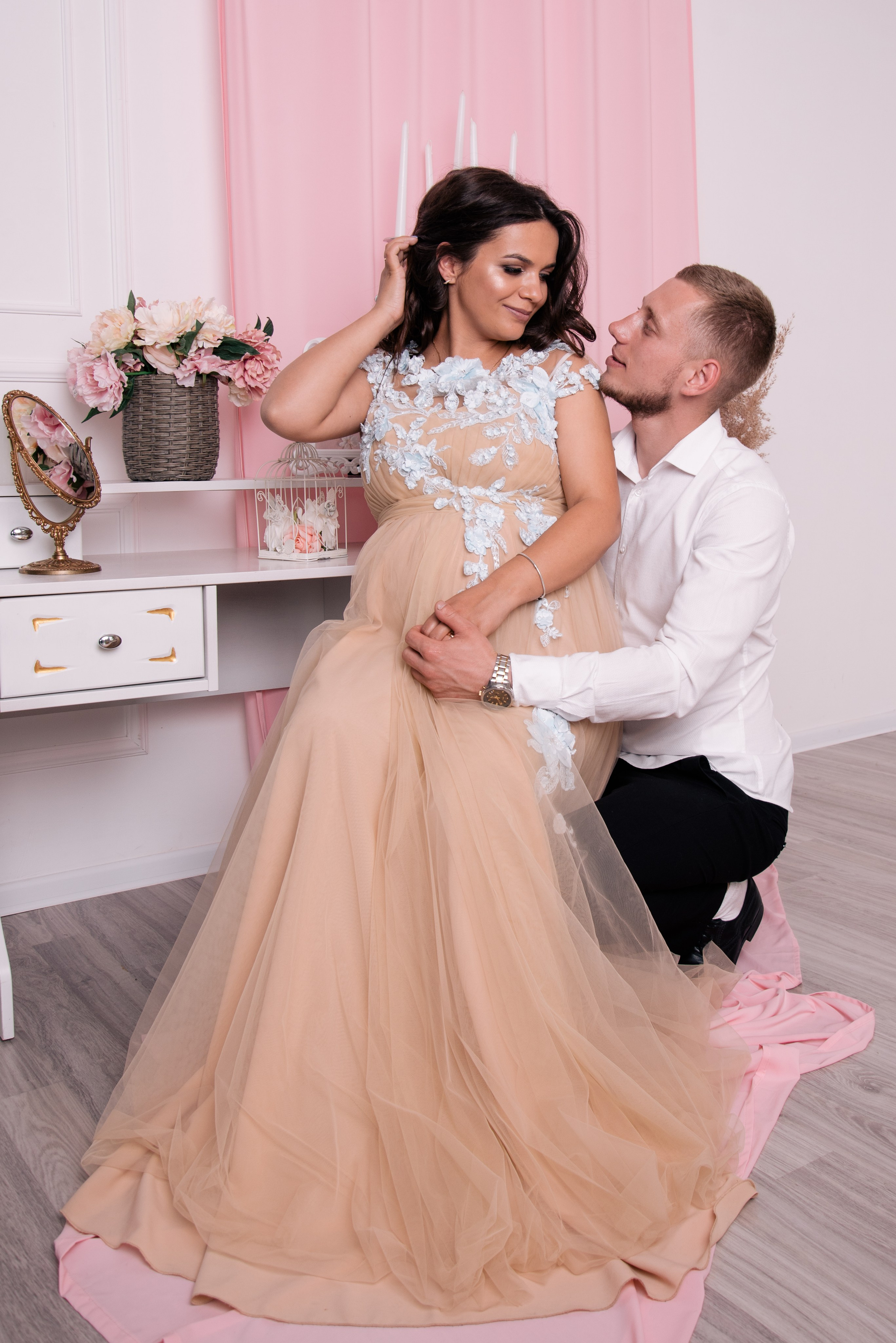 Фотосесія вагітності. Маша та Андрій. Фотограф Анастасія Залужна | Манхайм