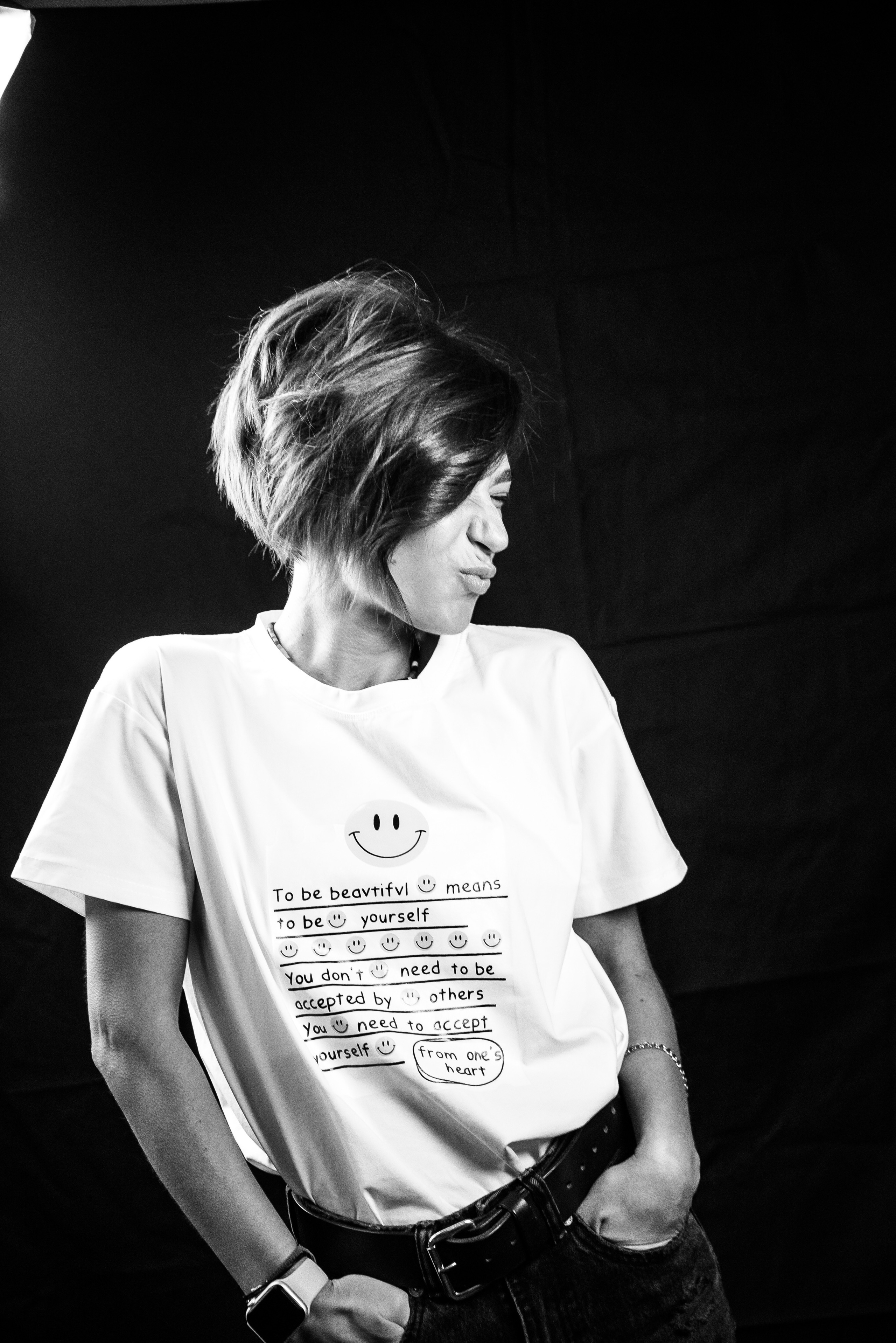 Фотосесія, як терапія. Чорно-білі портрети. Фотограф Анастасія Залужна | Манхайм