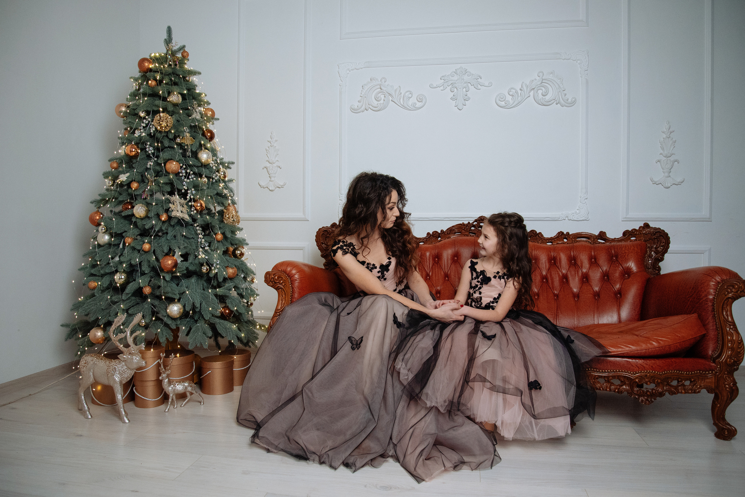 Новорічна фотосесія мами і донечки Житомир. Фотограф Анастасія Залужна | Манхайм