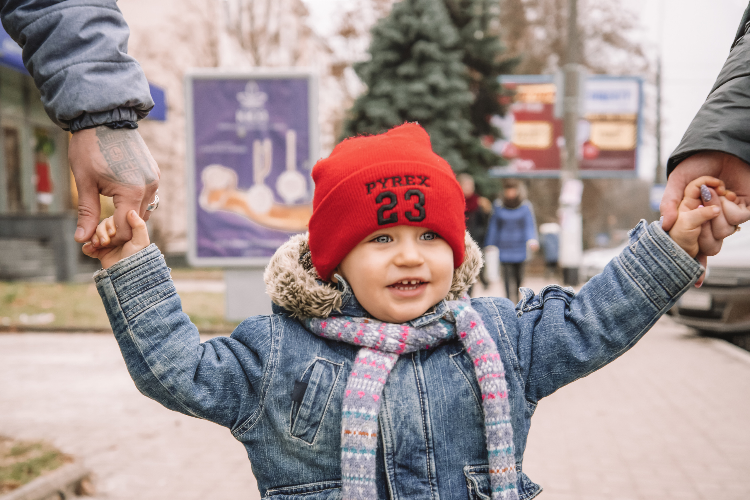 Сімейна новорічна фотосесія в студії. Anastasiia Zaluzhna Fotografin | Mannheim