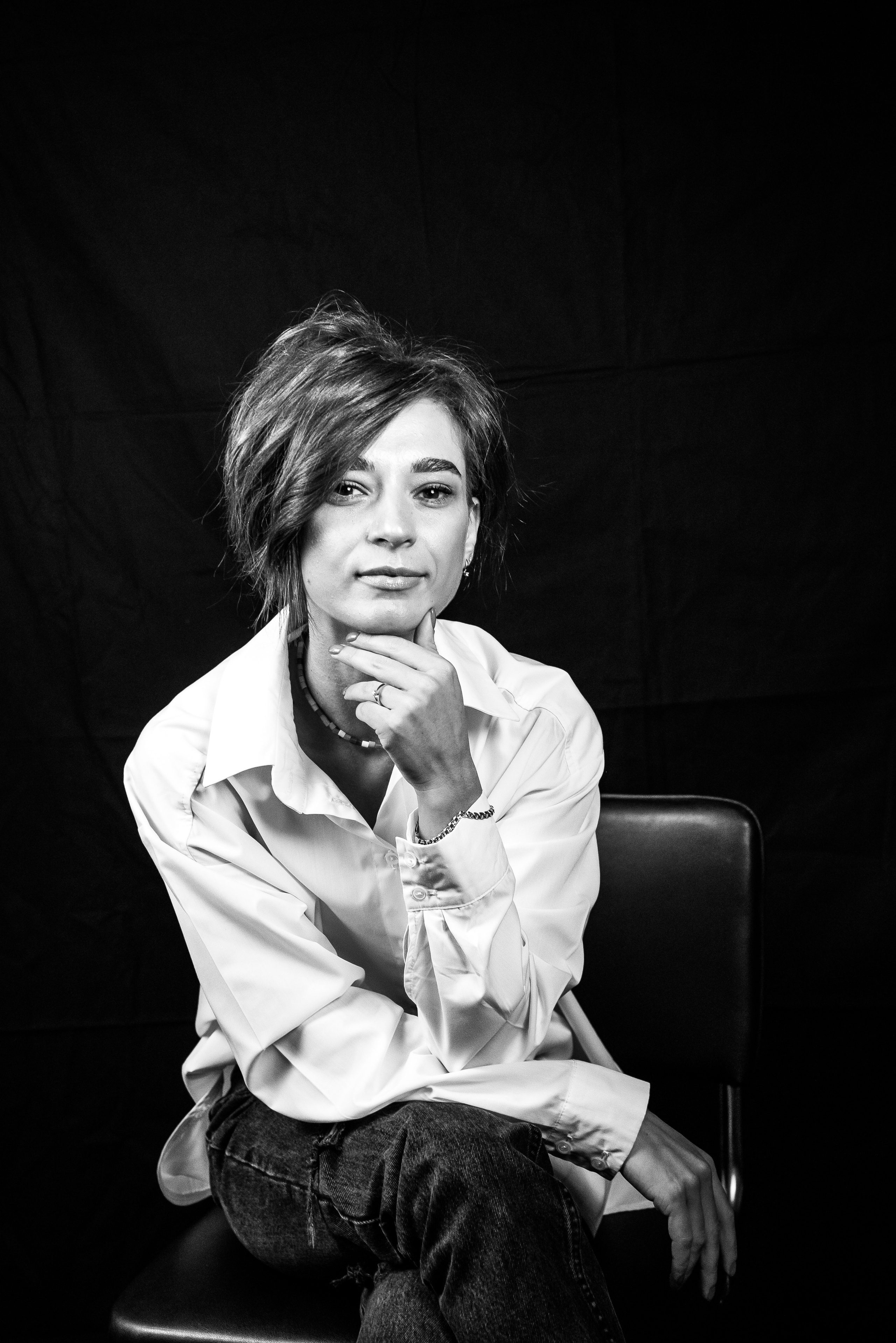 Фотосесія, як терапія. Чорно-білі портрети. Фотограф Анастасія Залужна | Манхайм