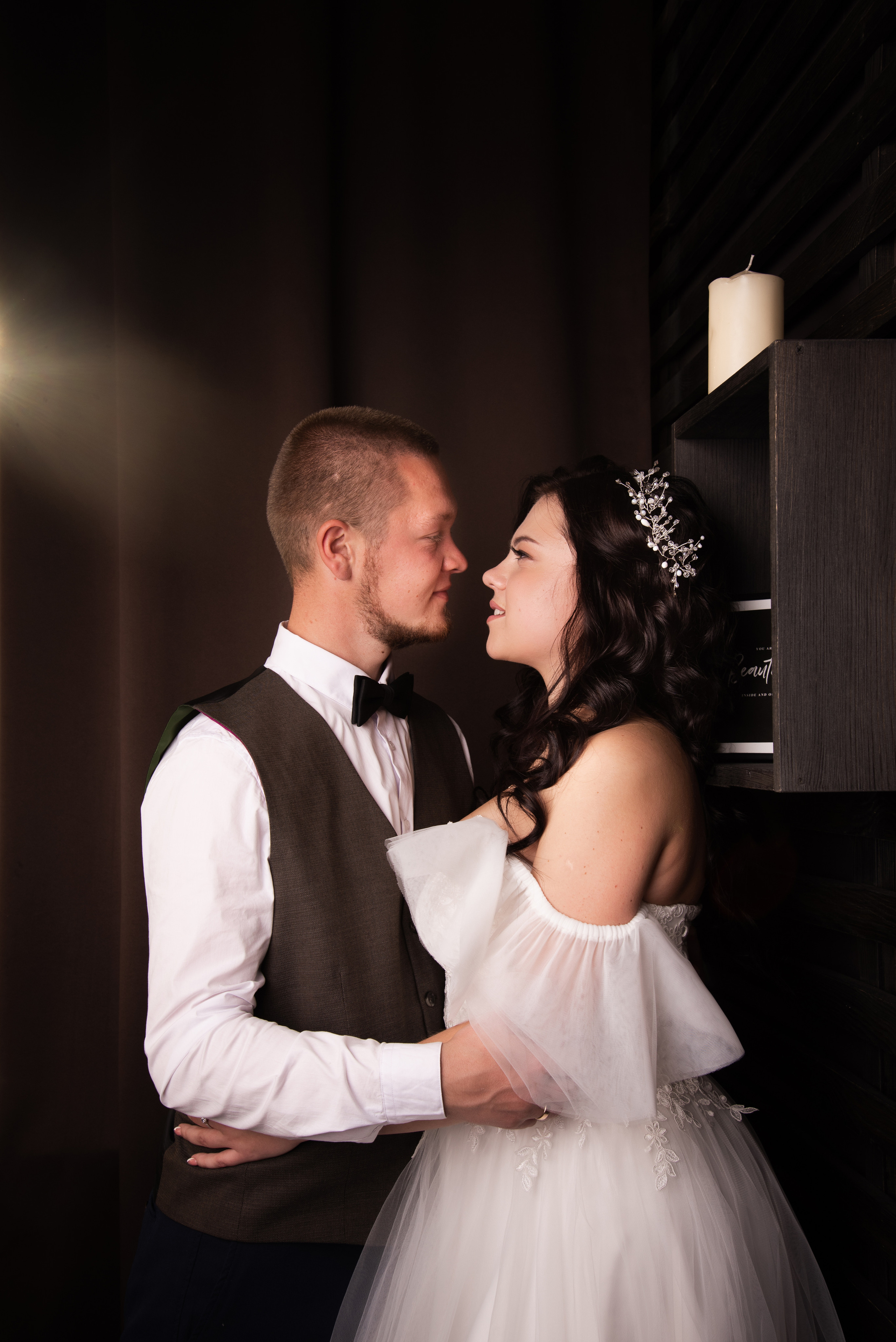 Весільна фотосесія в студії. Фотограф Анастасія Залужна | Манхайм