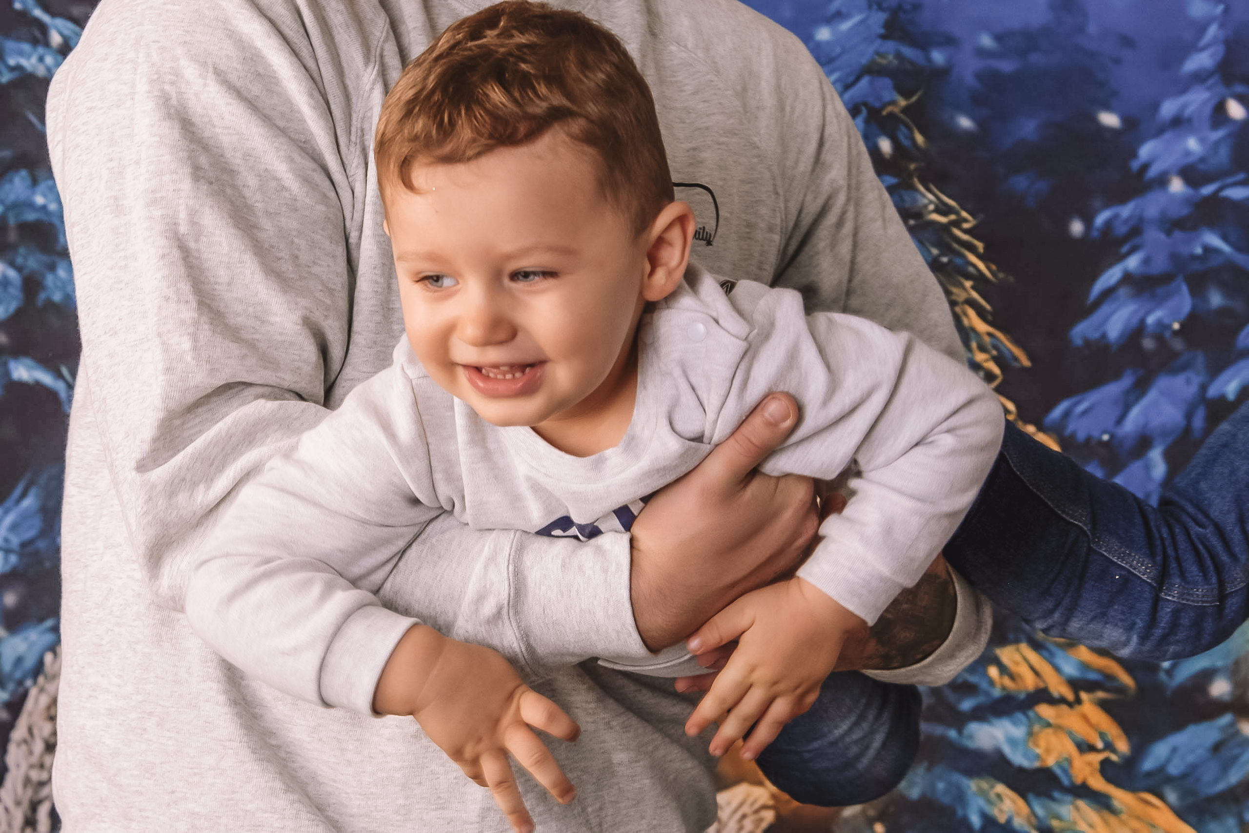 Сімейна новорічна фотосесія в студії. Anastasiia Zaluzhna Fotografin | Mannheim