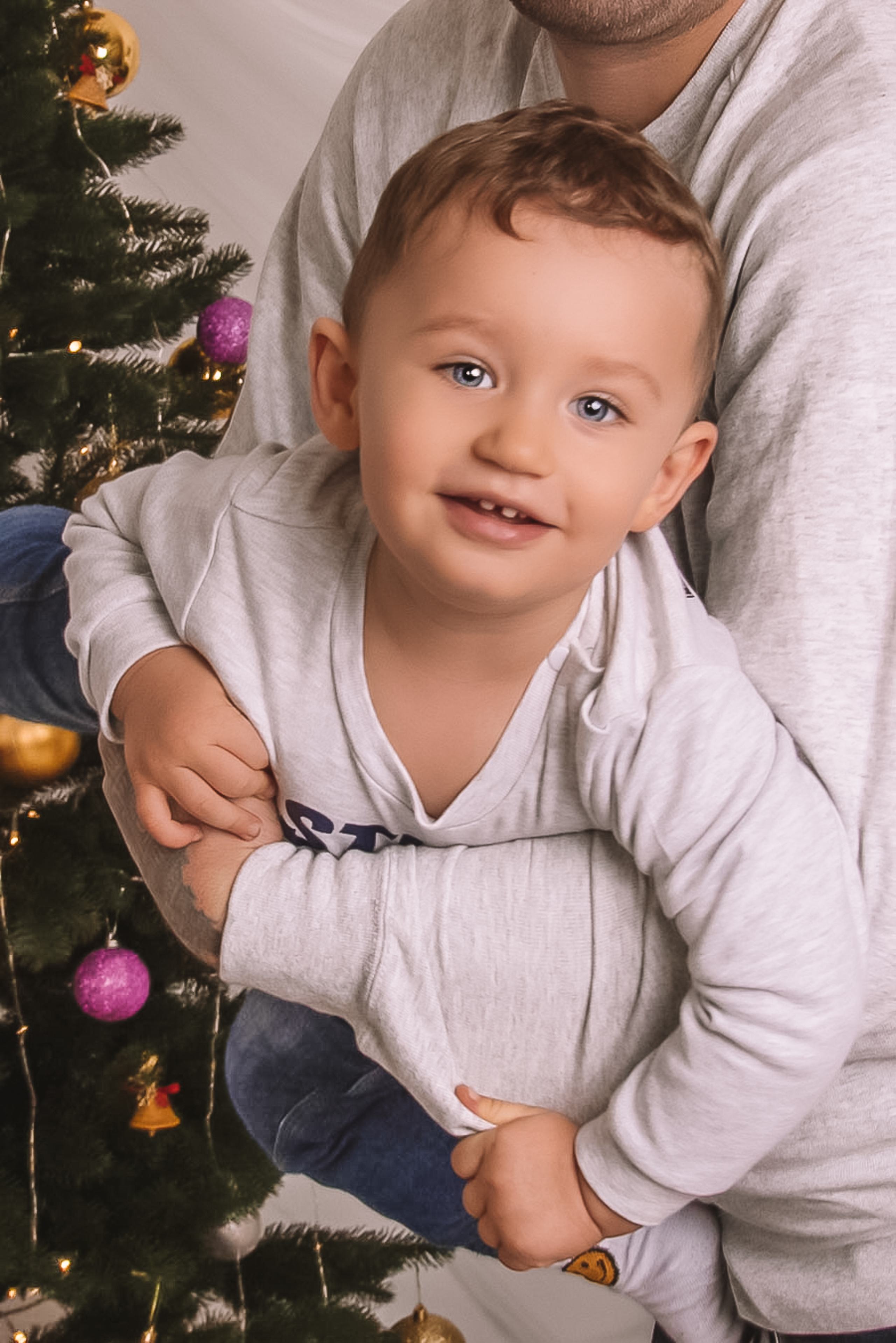 Сімейна новорічна фотосесія в студії. Anastasiia Zaluzhna Fotografin | Mannheim