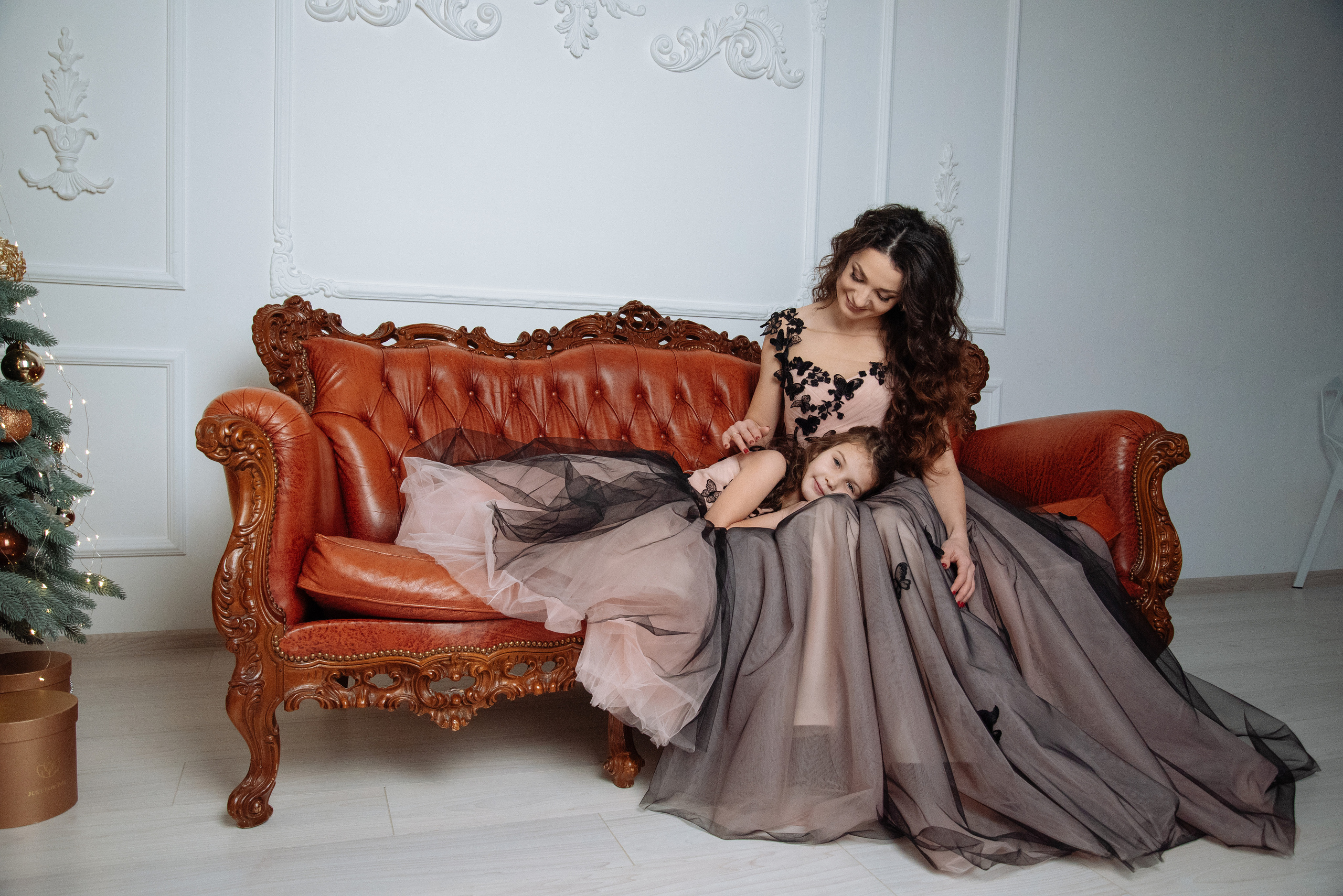 Новорічна фотосесія мами і донечки Житомир. Фотограф Анастасія Залужна | Манхайм