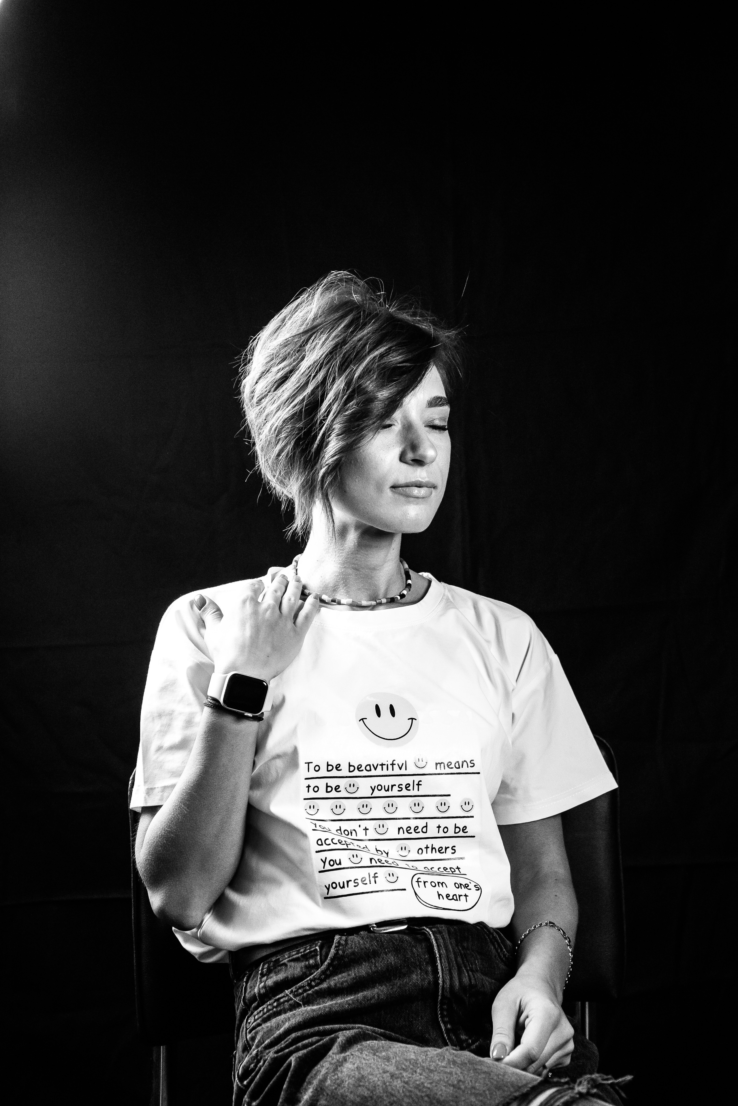 Фотосесія, як терапія. Чорно-білі портрети. Фотограф Анастасія Залужна | Манхайм