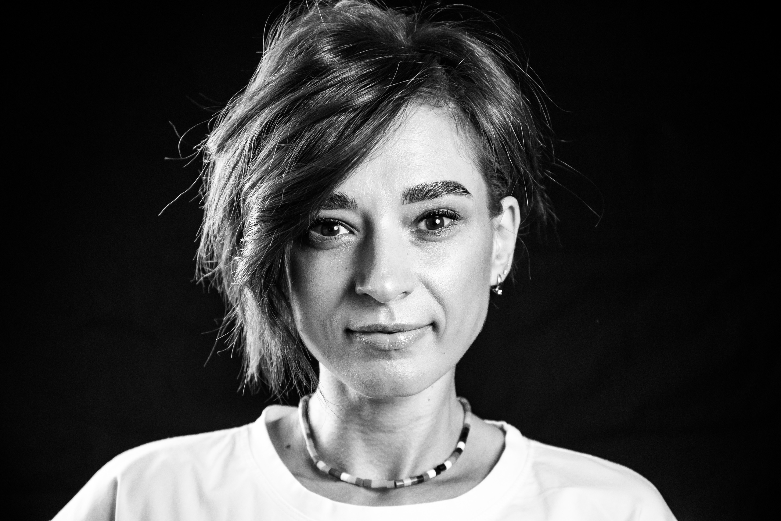 Фотосесія, як терапія. Чорно-білі портрети. Фотограф Анастасія Залужна | Манхайм