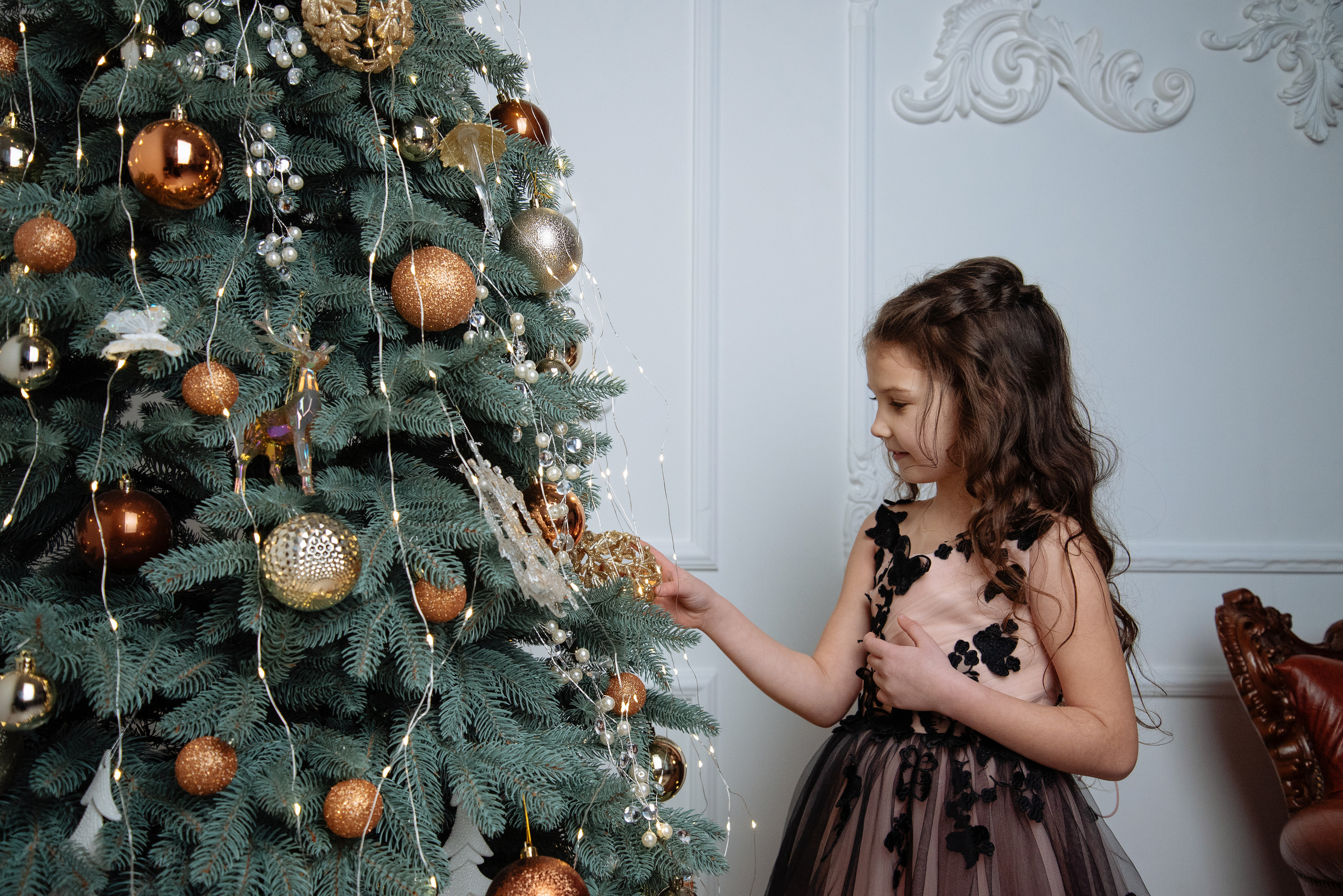 Новорічна фотосесія мами і донечки Житомир. Фотограф Анастасія Залужна | Манхайм