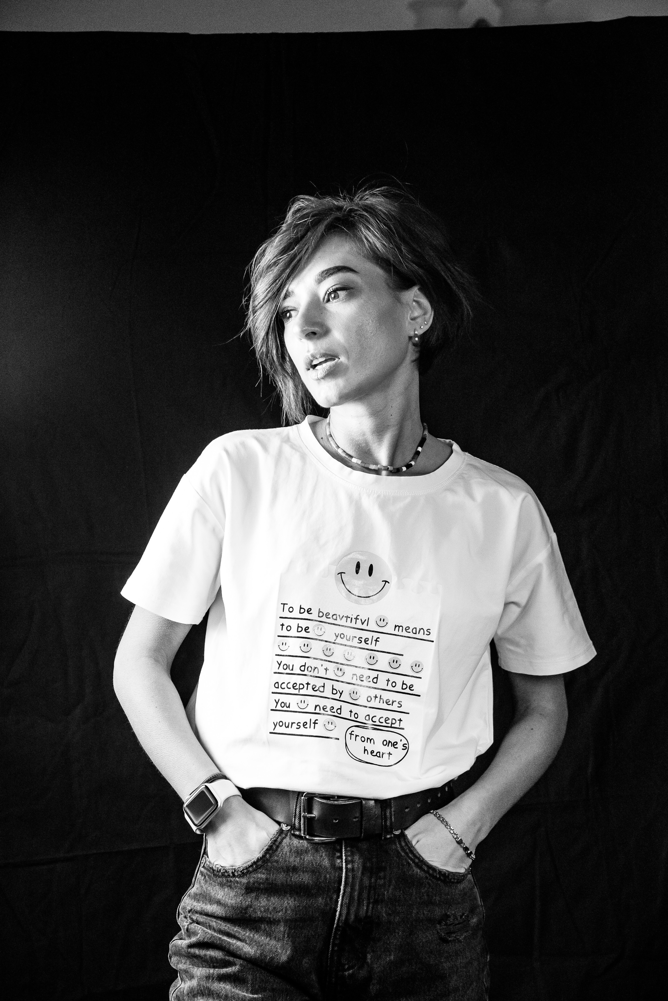 Фотосесія, як терапія. Чорно-білі портрети. Фотограф Анастасія Залужна | Манхайм