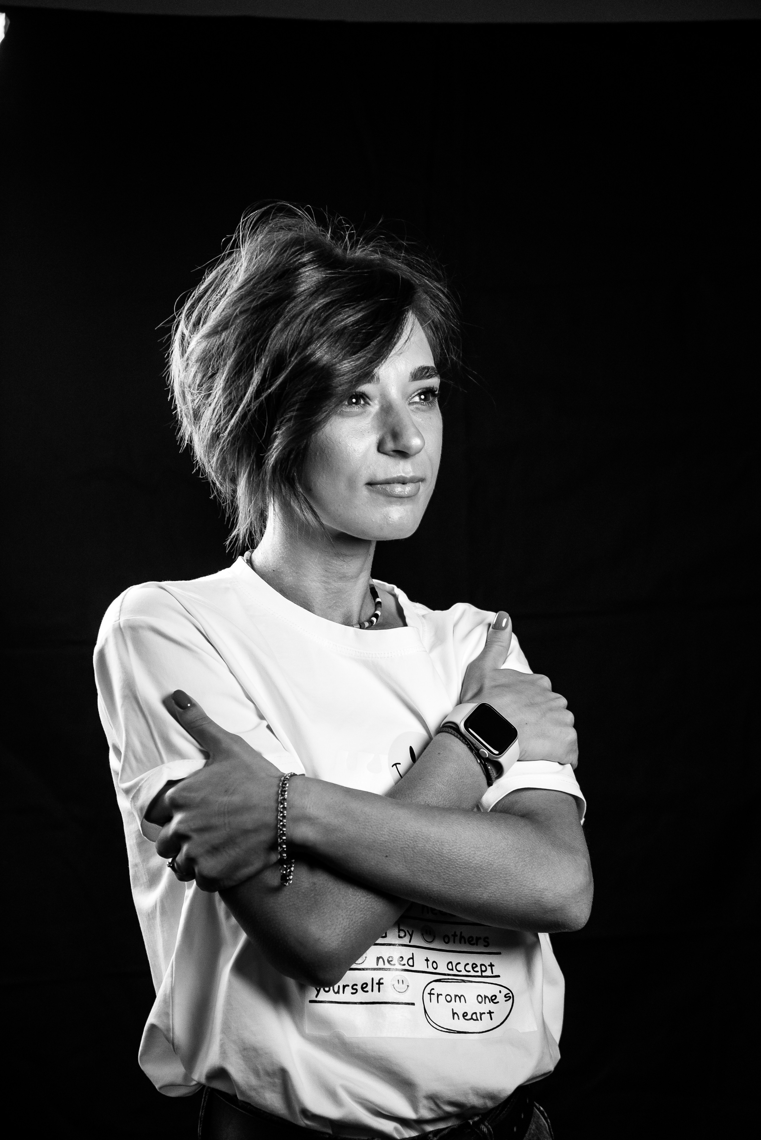 Фотосесія, як терапія. Чорно-білі портрети. Фотограф Анастасія Залужна | Манхайм