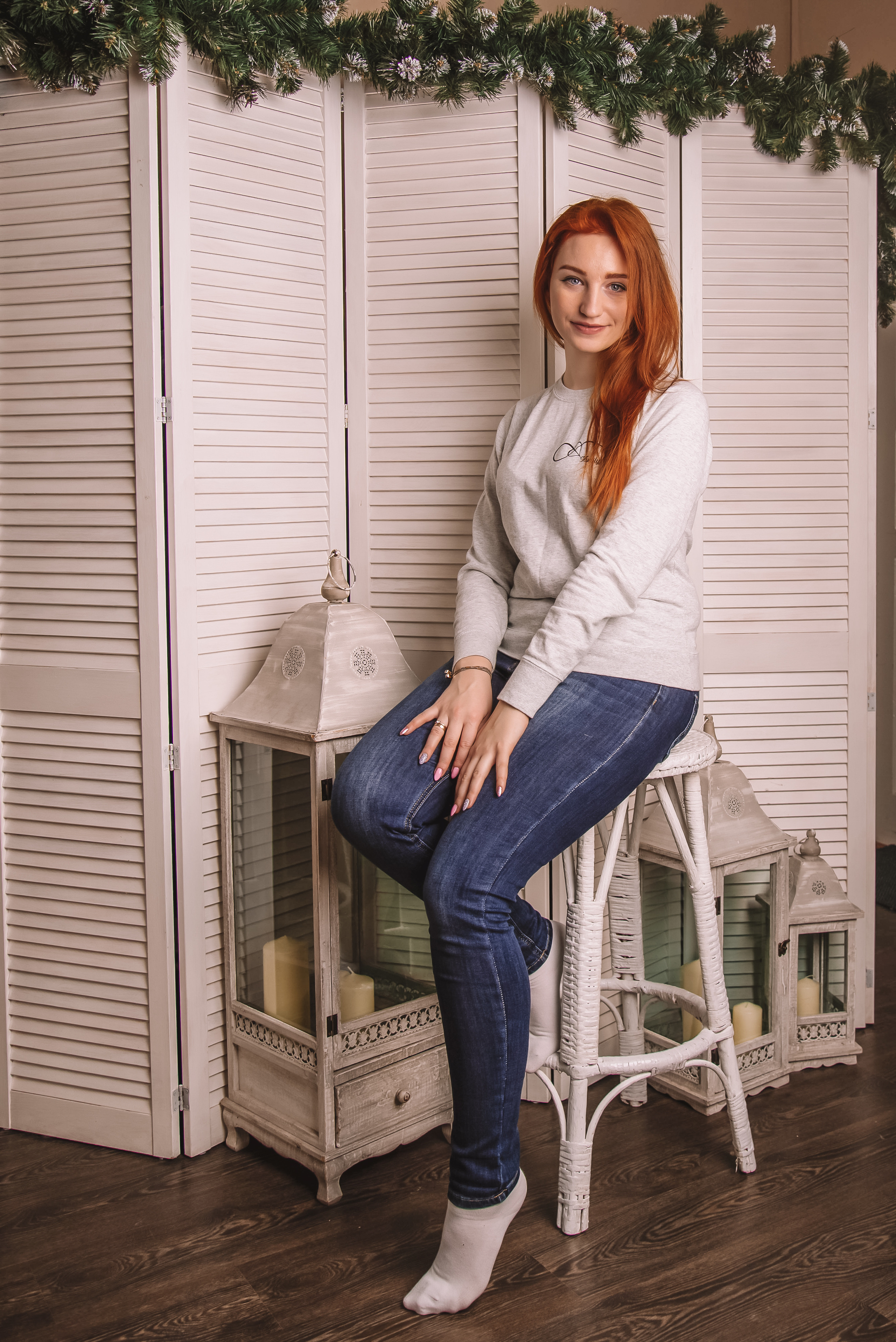 Сімейна новорічна фотосесія в студії. Anastasiia Zaluzhna Fotografin | Mannheim