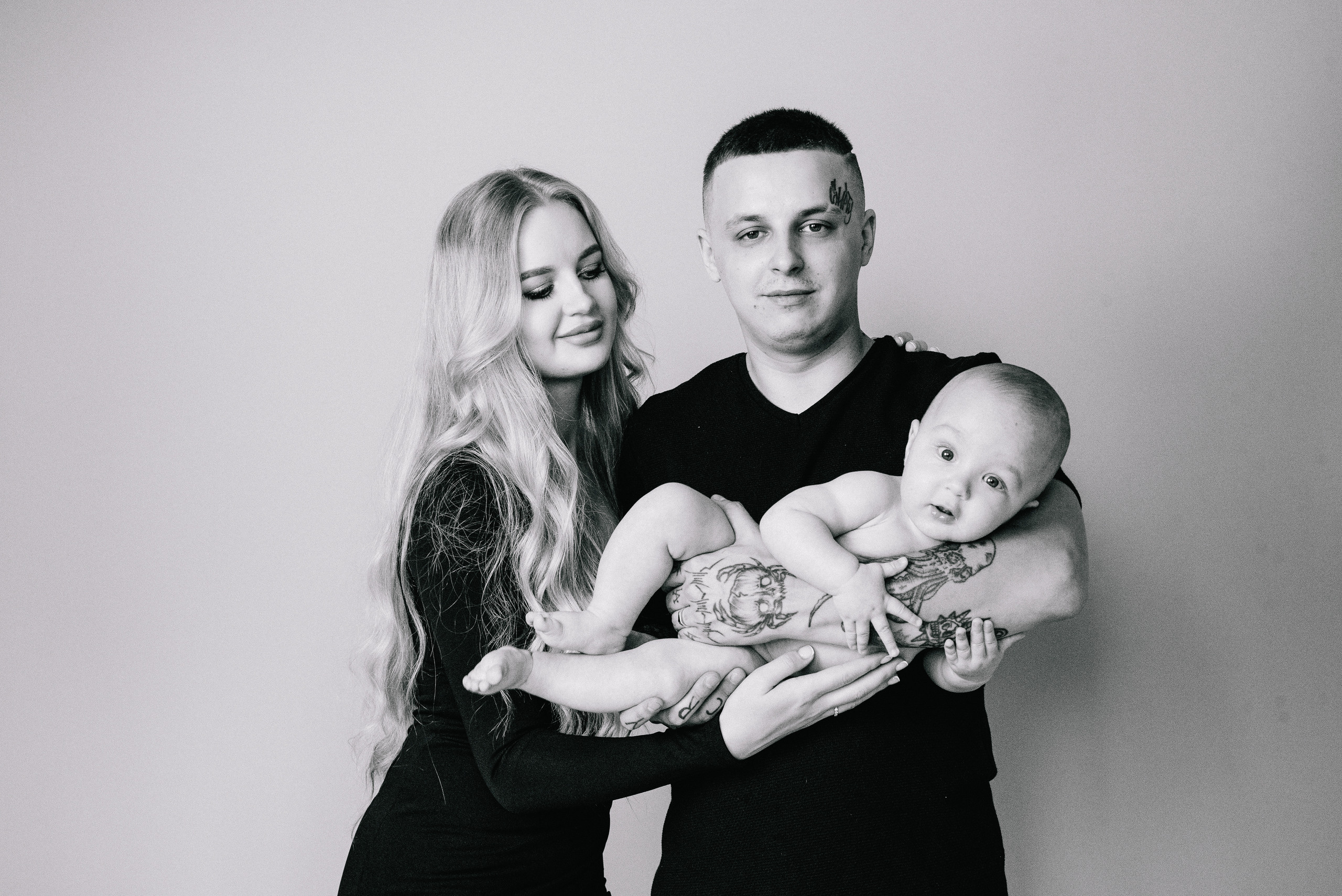 Студійна фотосесія з малюком. Фотограф Анастасія Залужна | Манхайм