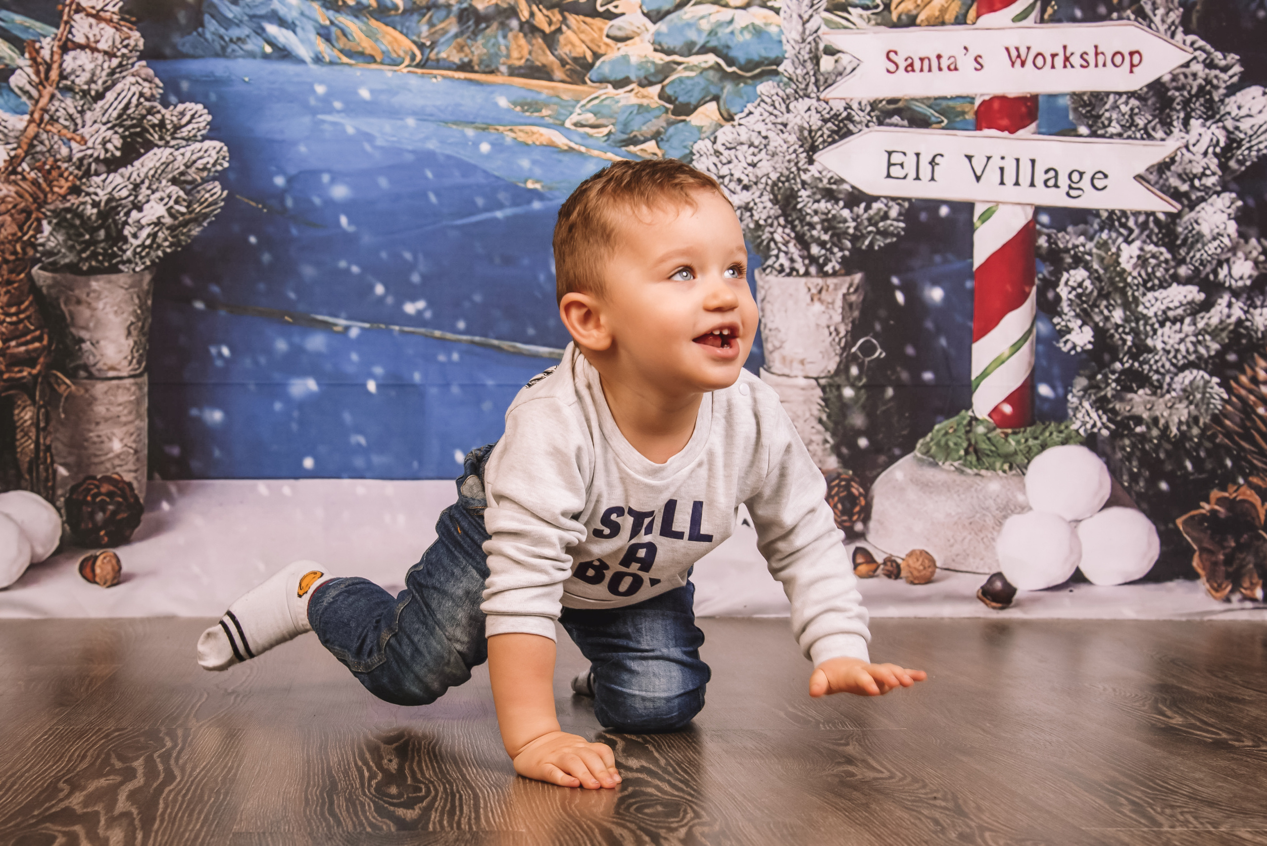 Сімейна новорічна фотосесія в студії. Anastasiia Zaluzhna Fotografin | Mannheim