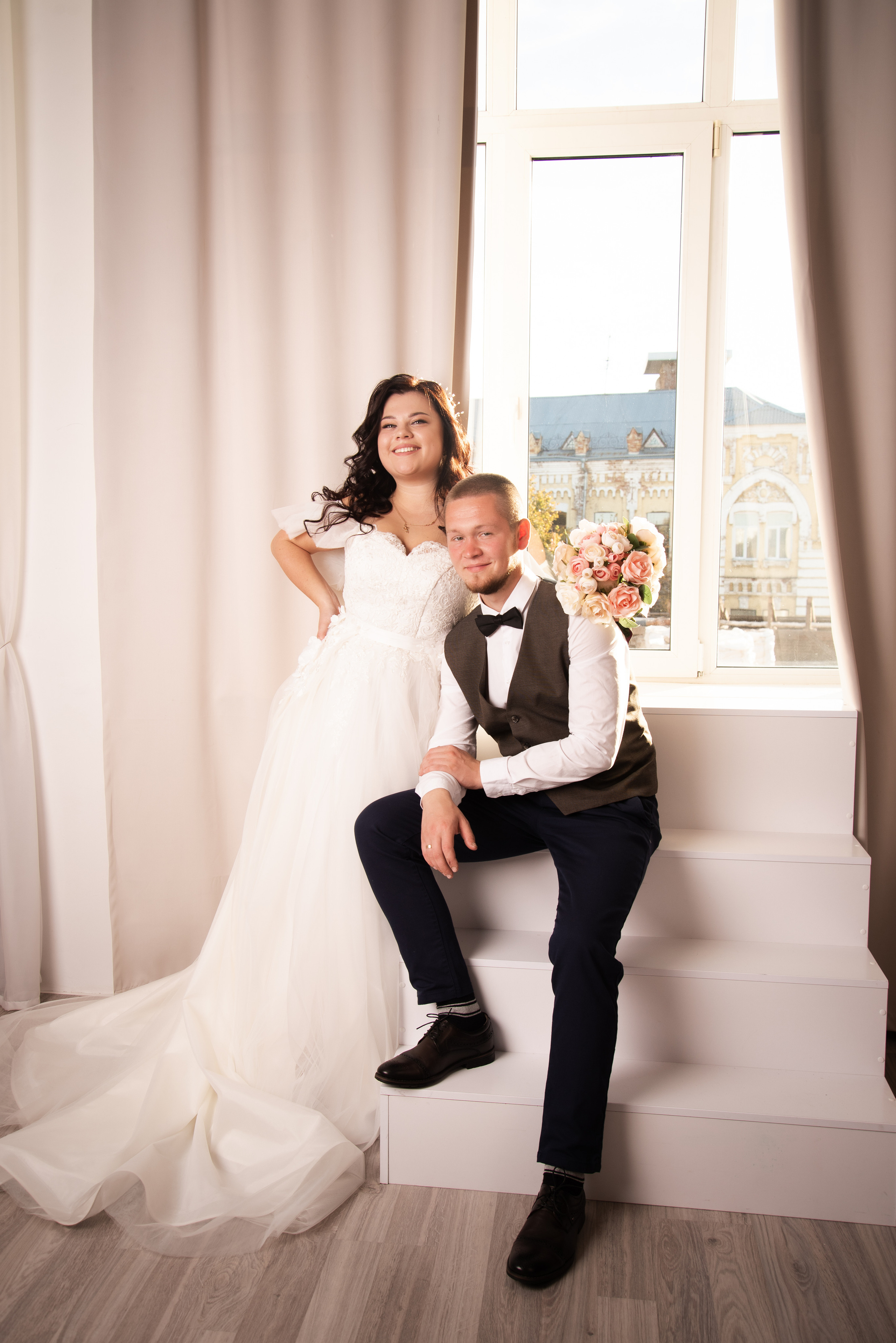 Весільна фотосесія в студії. Фотограф Анастасія Залужна | Манхайм