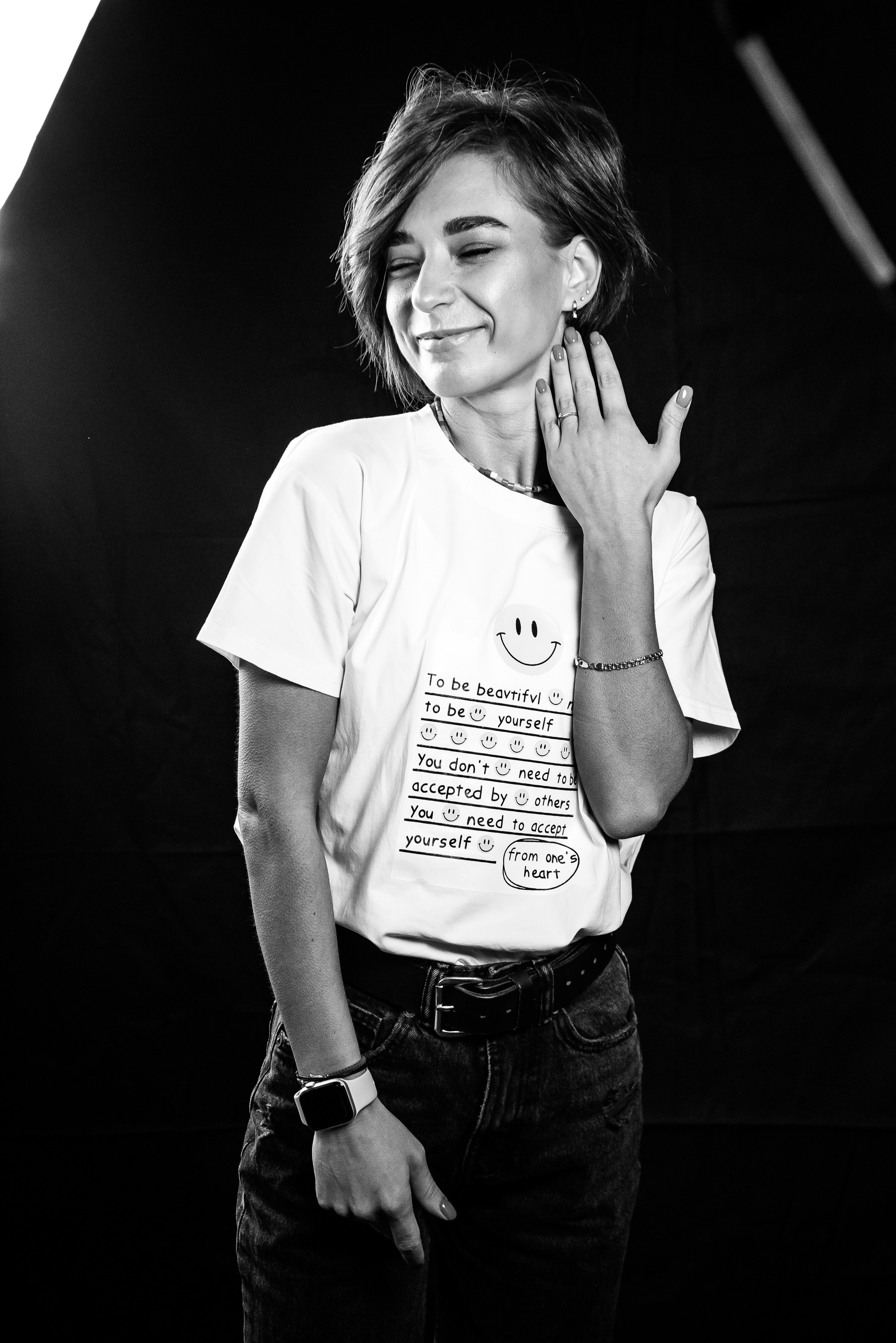 Фотосесія, як терапія. Чорно-білі портрети. Фотограф Анастасія Залужна | Манхайм