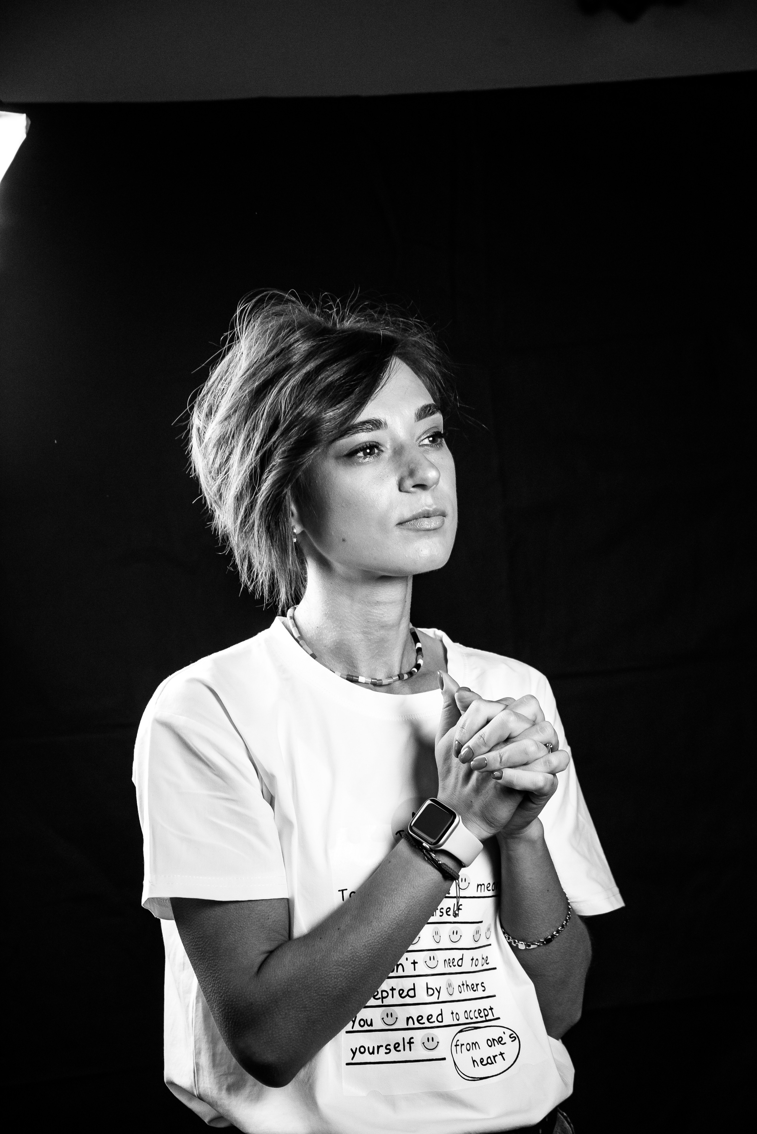 Фотосесія, як терапія. Чорно-білі портрети. Фотограф Анастасія Залужна | Манхайм