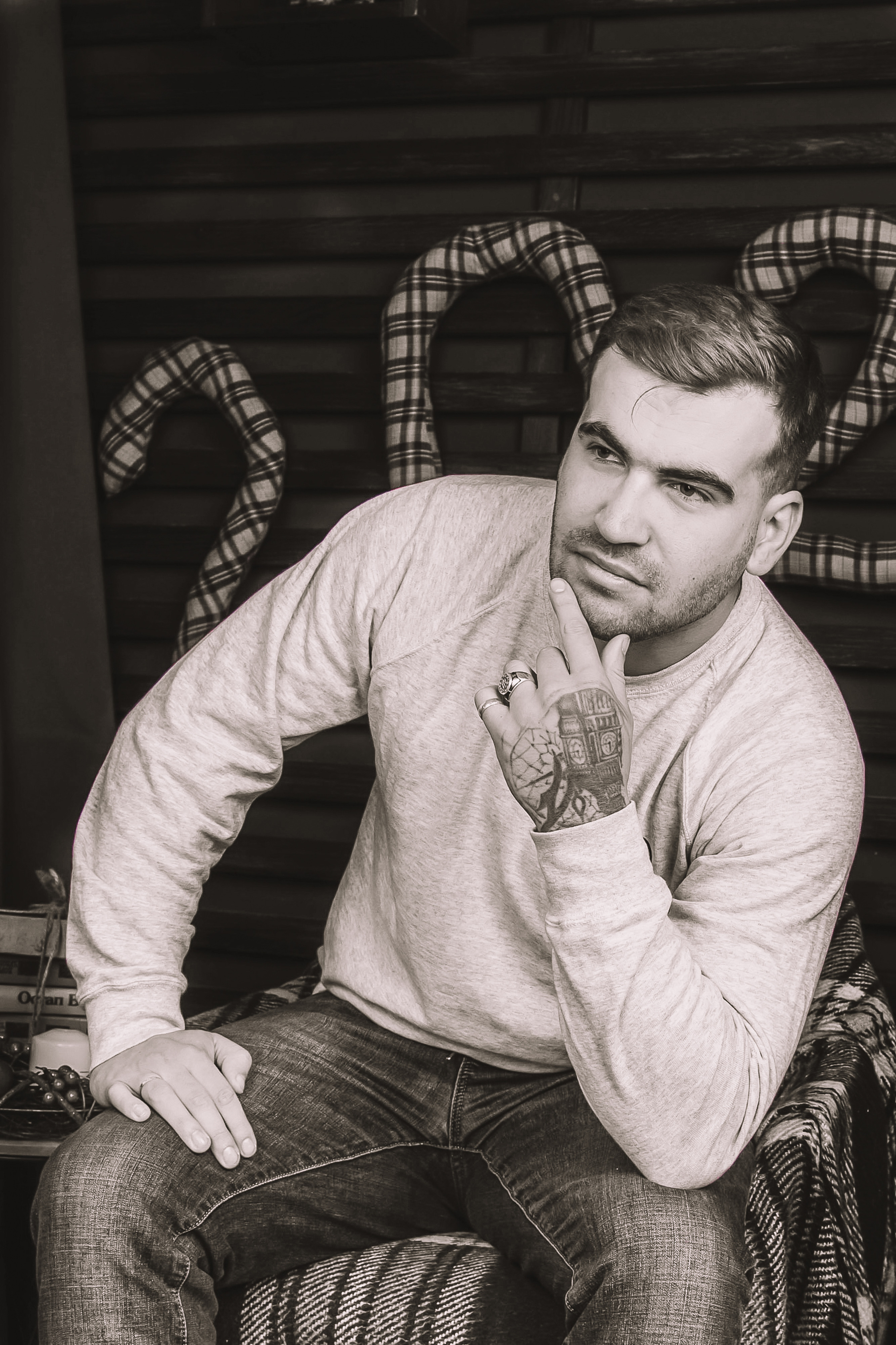 Сімейна новорічна фотосесія в студії. Anastasiia Zaluzhna Fotografin | Mannheim