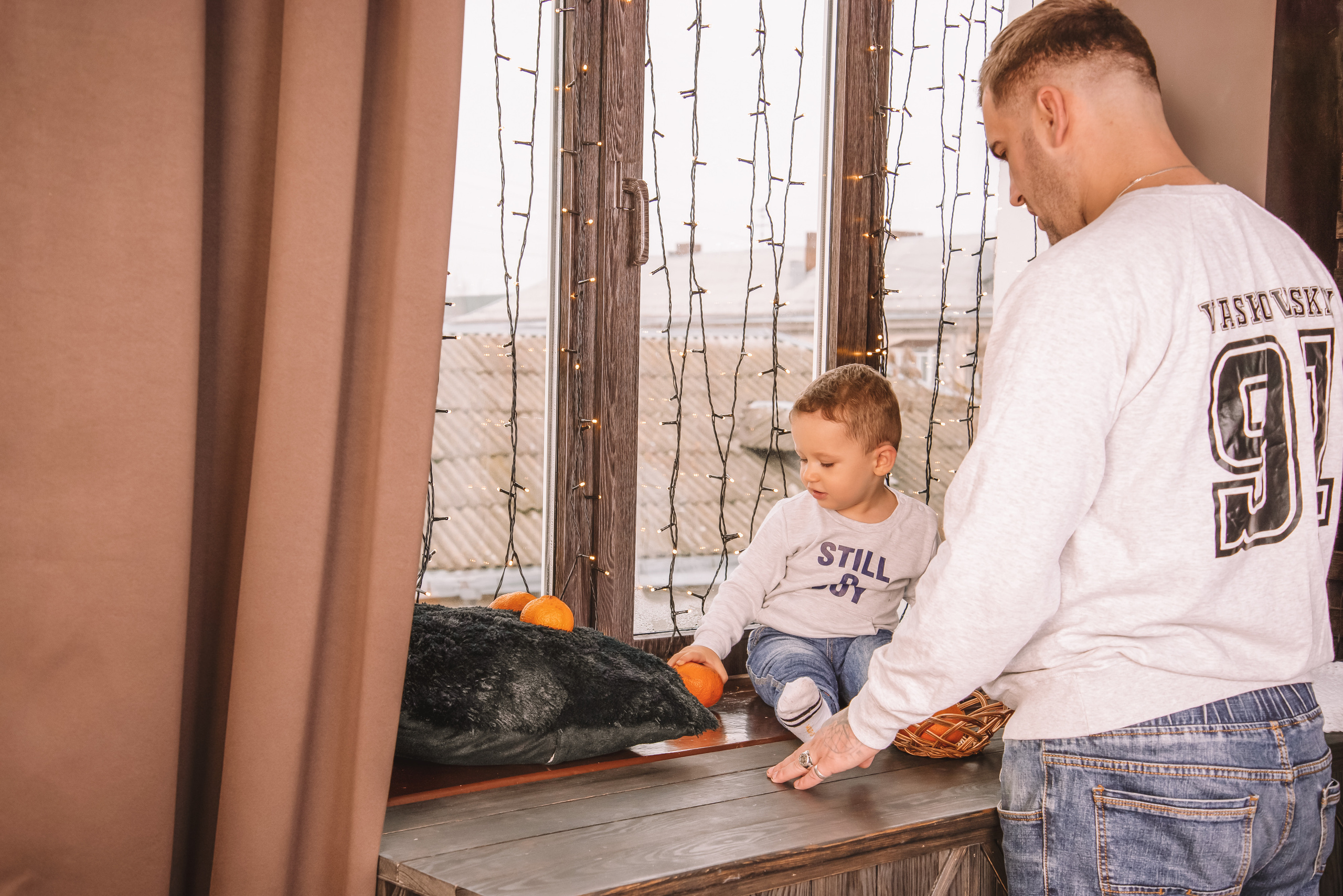 Сімейна новорічна фотосесія в студії. Anastasiia Zaluzhna Fotografin | Mannheim