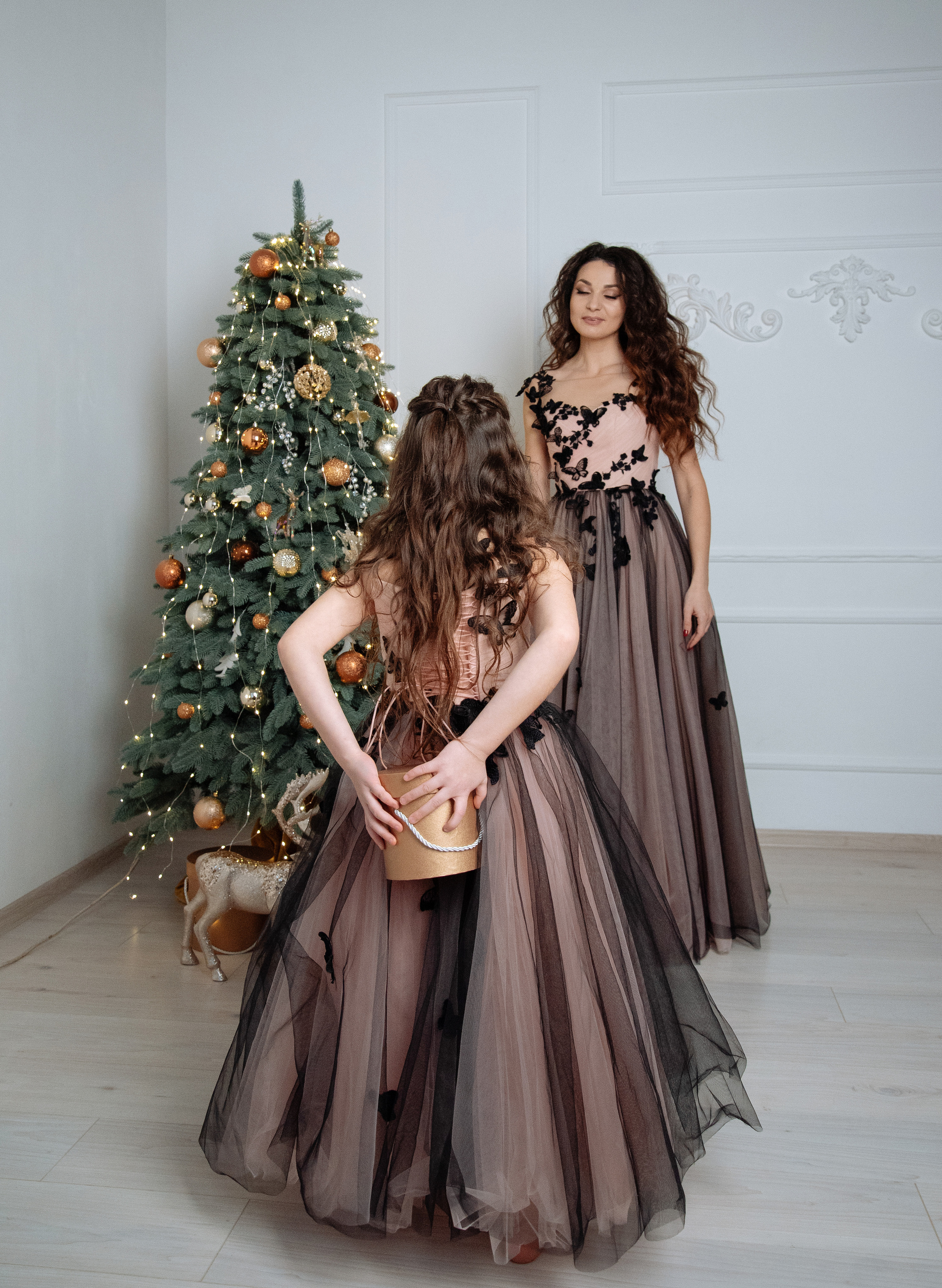 Новорічна фотосесія мами і донечки Житомир. Фотограф Анастасія Залужна | Манхайм