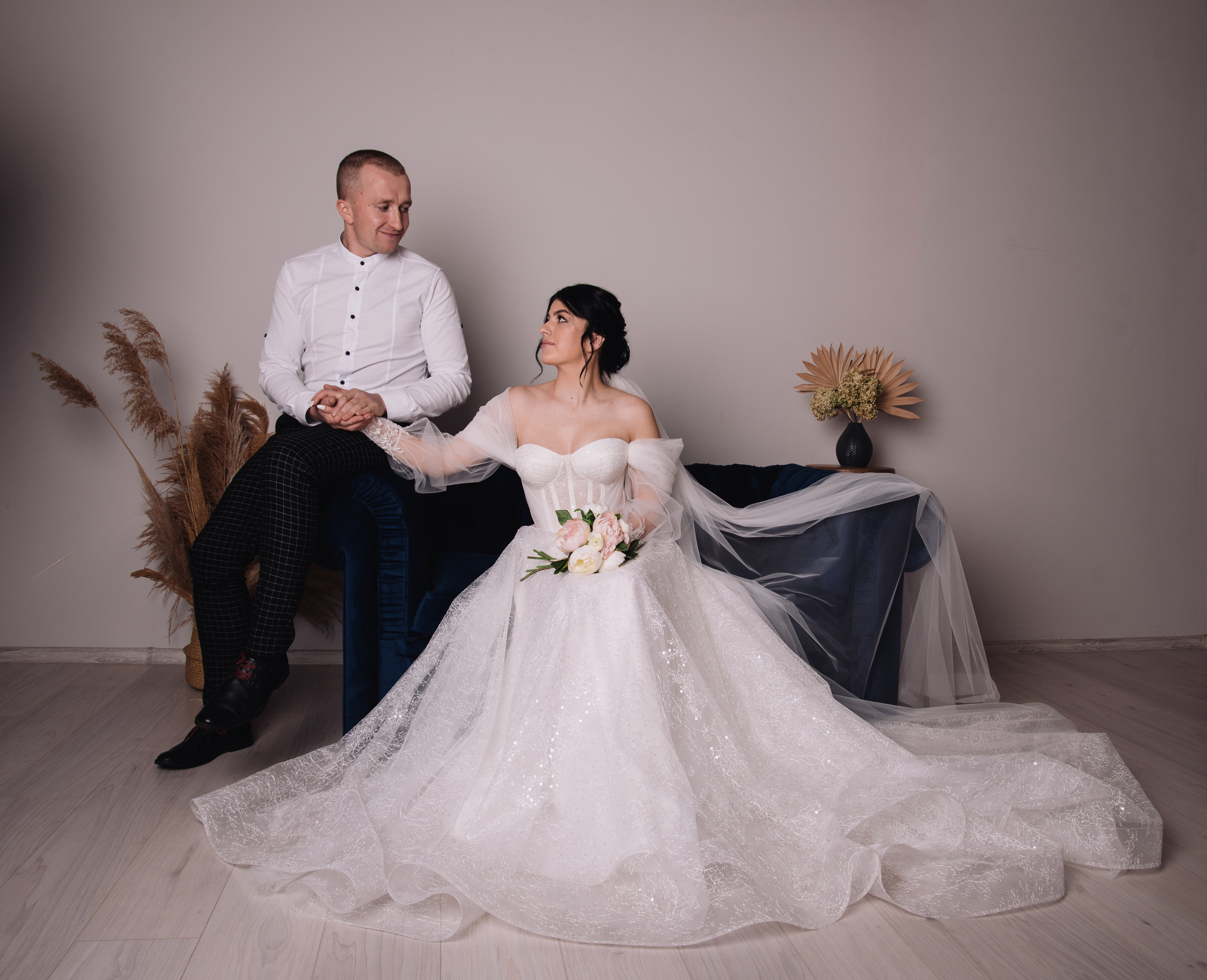 Весільна фотосесія в студії. Anastasiia Zaluzhna Fotografin | Mannheim