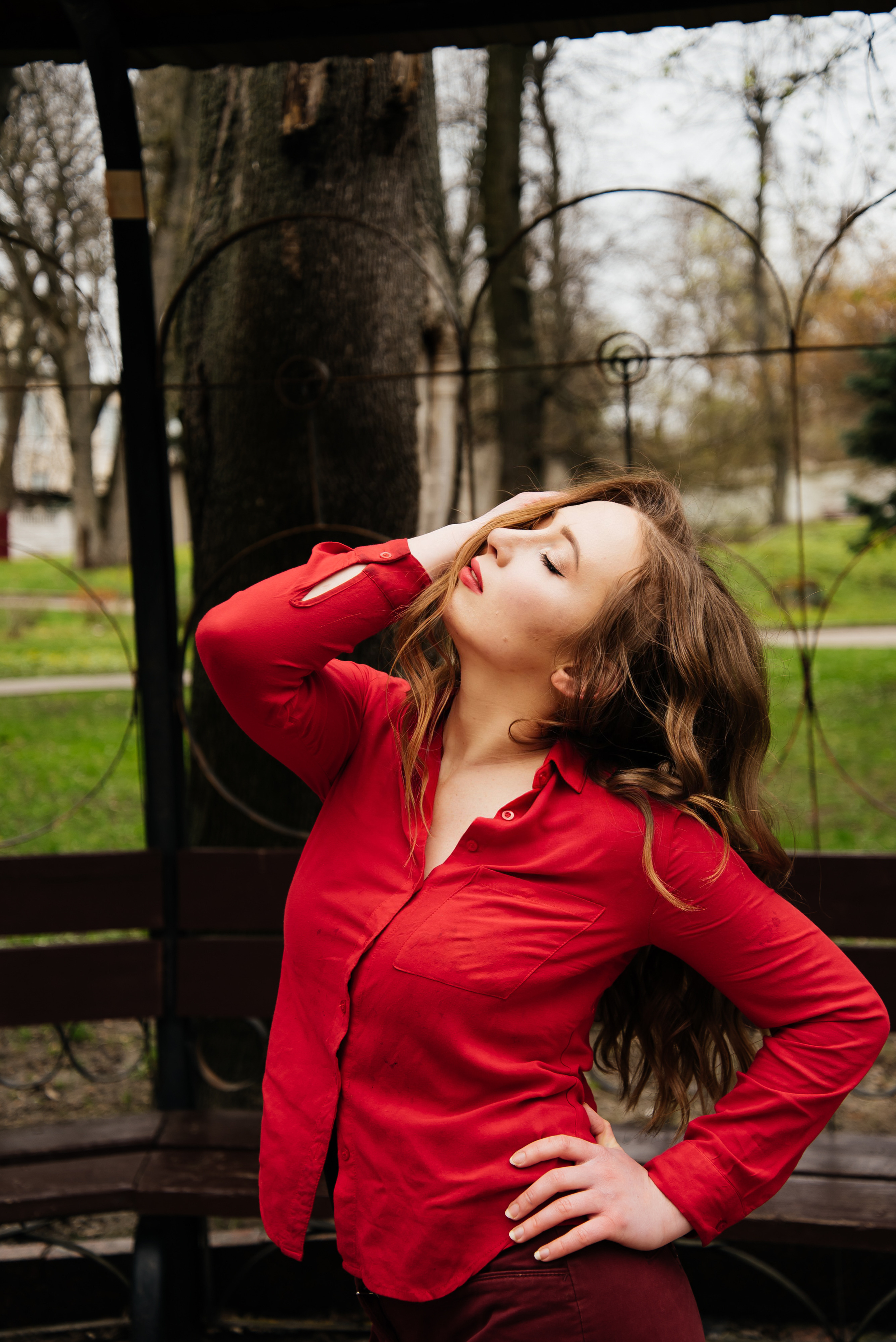 Настя. Фотопрогулянка в парку. Фотограф Анастасія Залужна | Манхайм