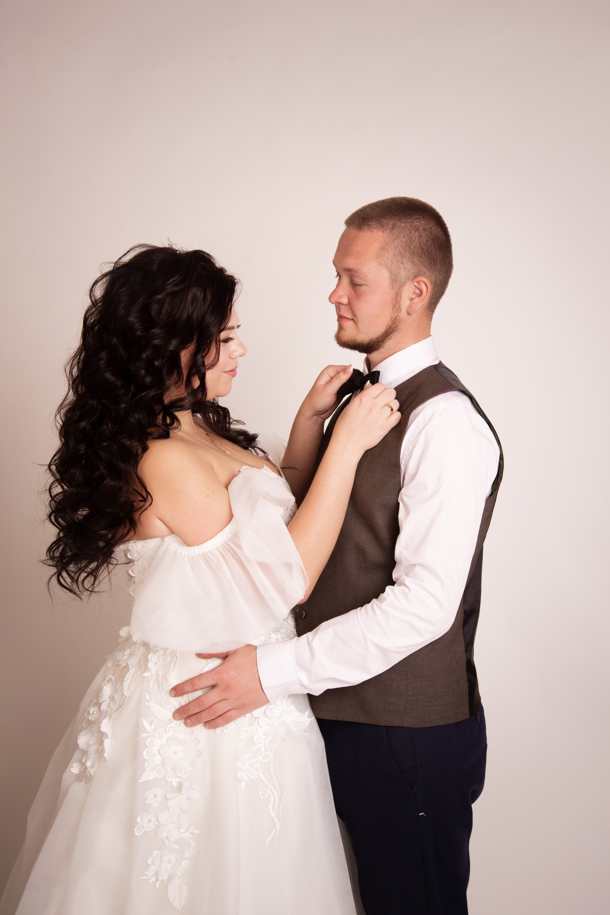 Весільна фотосесія в студії. Фотограф Анастасія Залужна | Манхайм