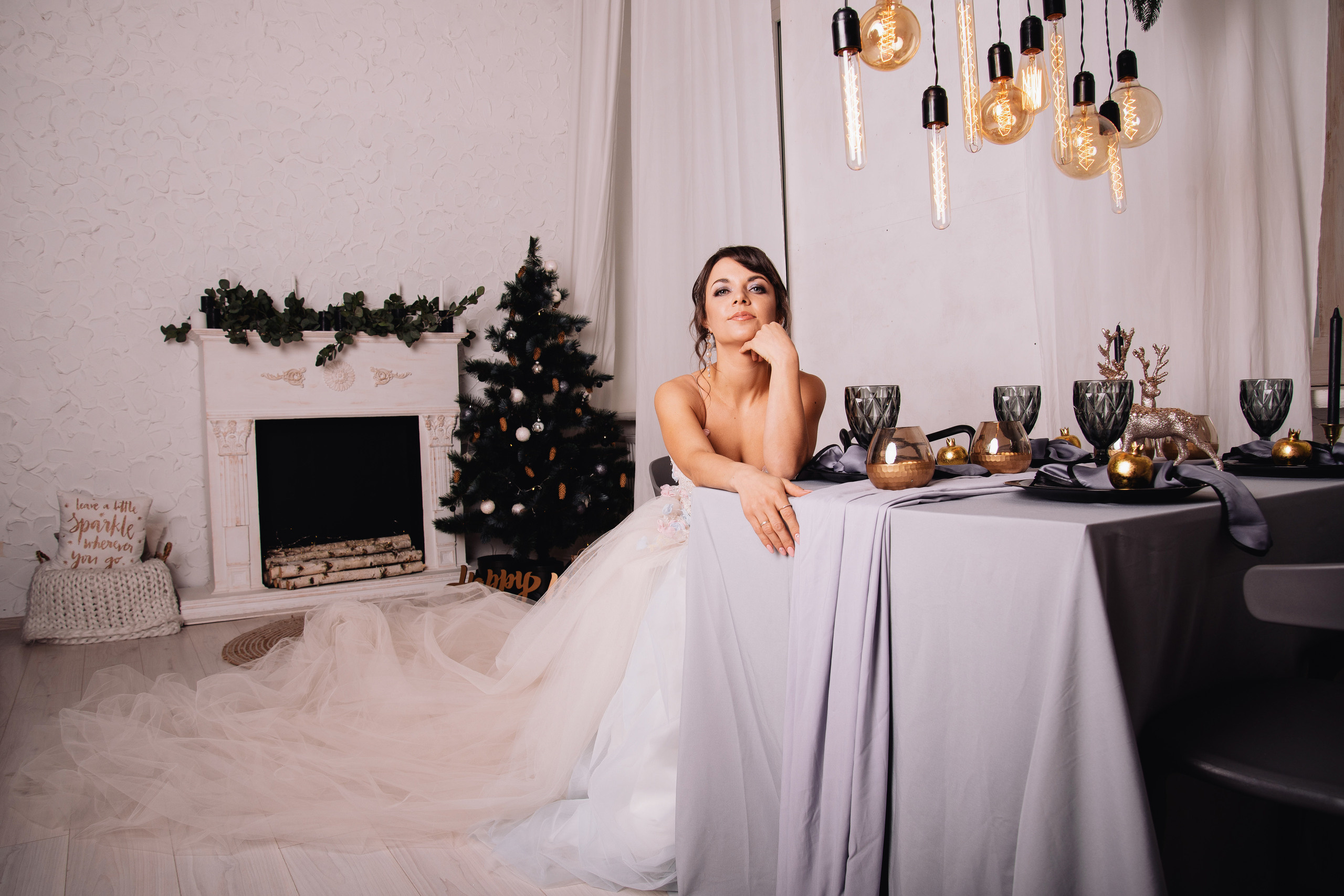 Новорічна фотосесія для Олени. Фотограф Анастасія Залужна | Манхайм