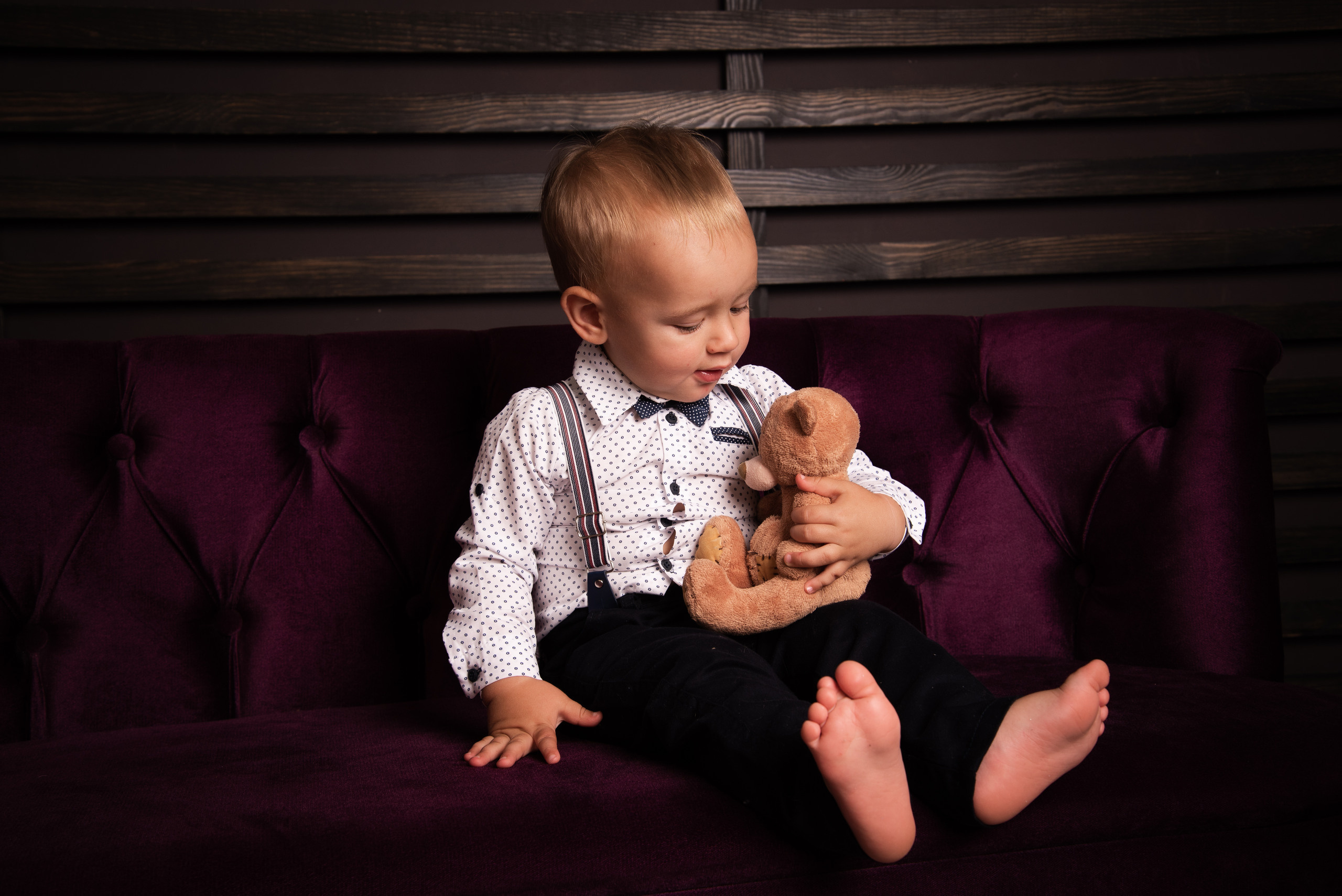 Сімейна фотосесія в студії. Фотограф Анастасія Залужна | Манхайм