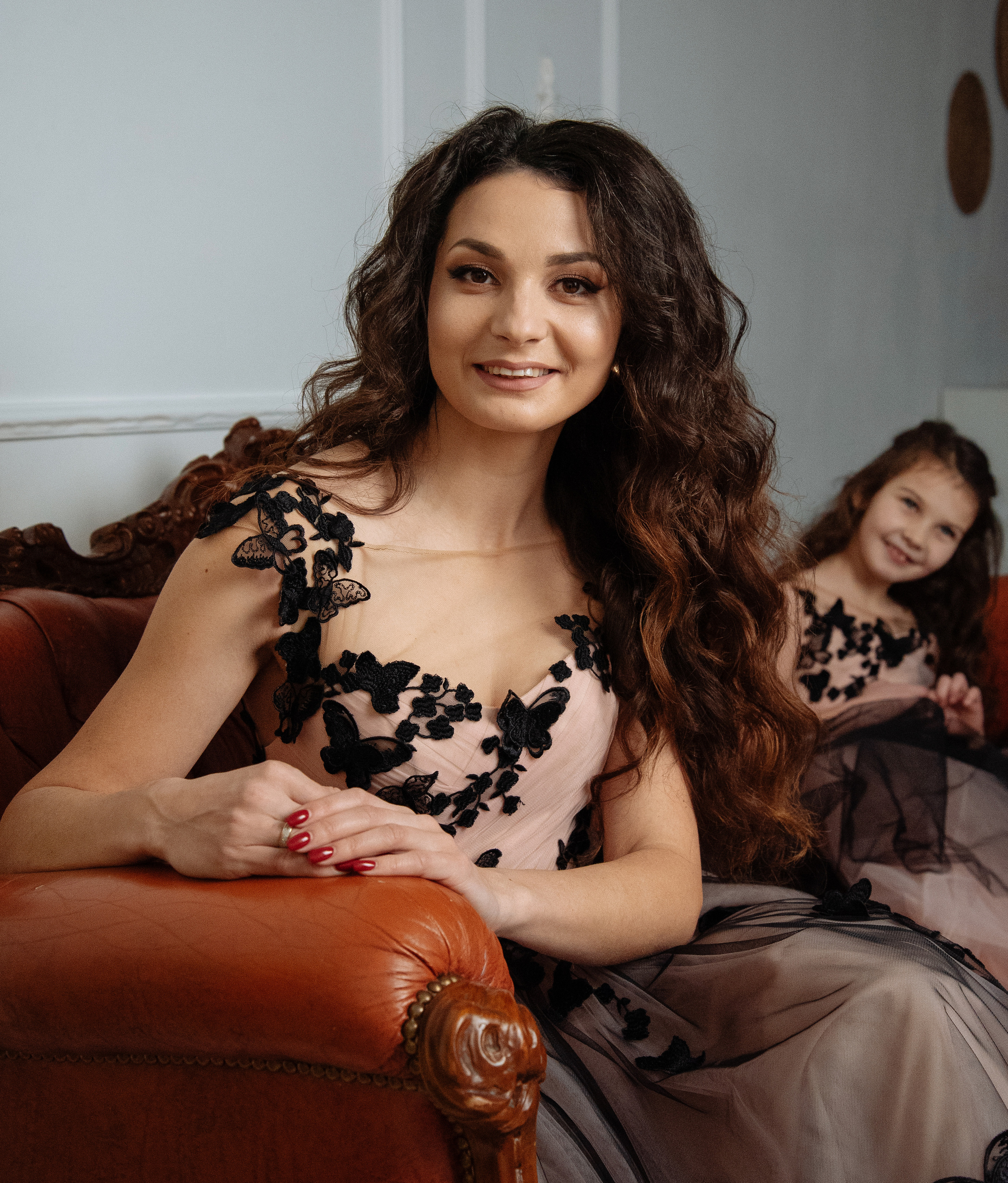 Новорічна фотосесія мами і донечки Житомир. Фотограф Анастасія Залужна | Манхайм